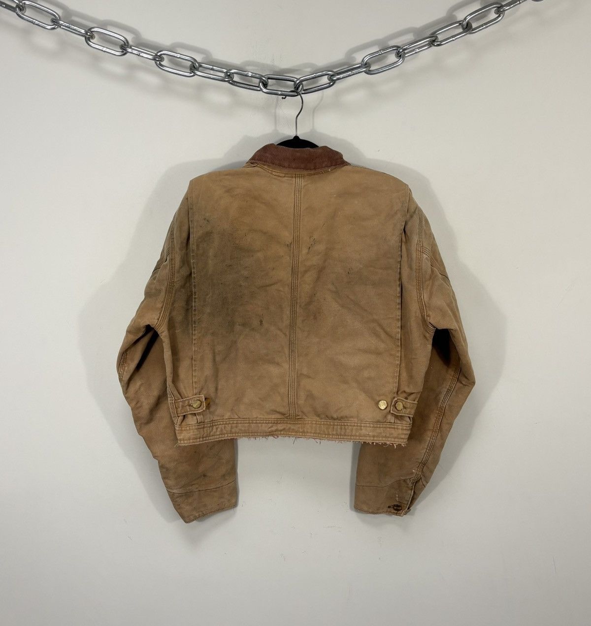 Carhartt Vintage Carhartt USA Faded Workwear Hype Boxy Cropped Jacket Size US M / EU 48-50 / 2 - 17 Thumbnail
