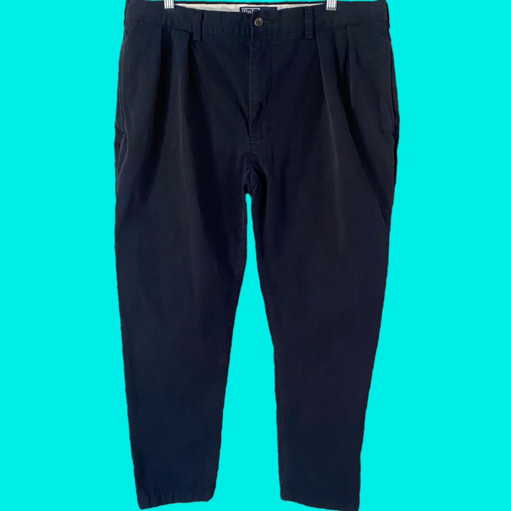 Polo Ralph Lauren Polo Ralph Lauren Ethan Classic Casual Chino Pants Blue Men's 36X32 Straight-Leg Size US M / EU 48-50 / 2 - 1 Thumbnail