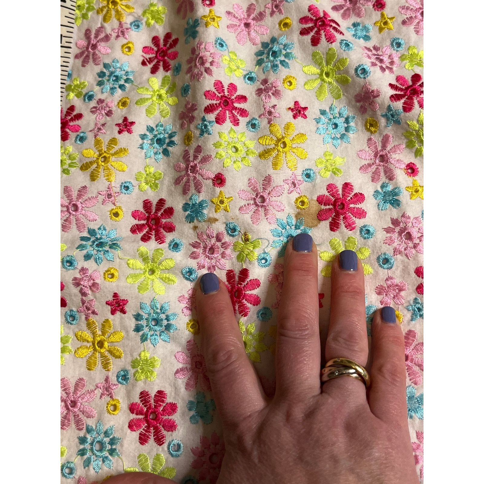 Lilly Pulitzer Lilly Pulitzer MultiColor Floral Embroidered Mini Skirt Sz 2 Size 26" / US 2 / IT 38 - 8 Thumbnail