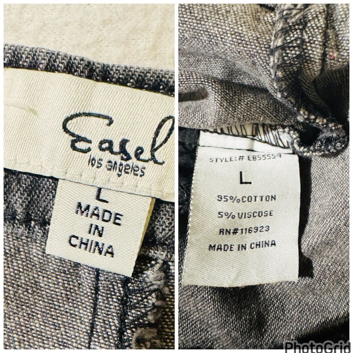 Anthropologie Anthropologie Easel Distressed Wide Leg Overalls Size 27" / US 4 / IT 40 - 12 Thumbnail