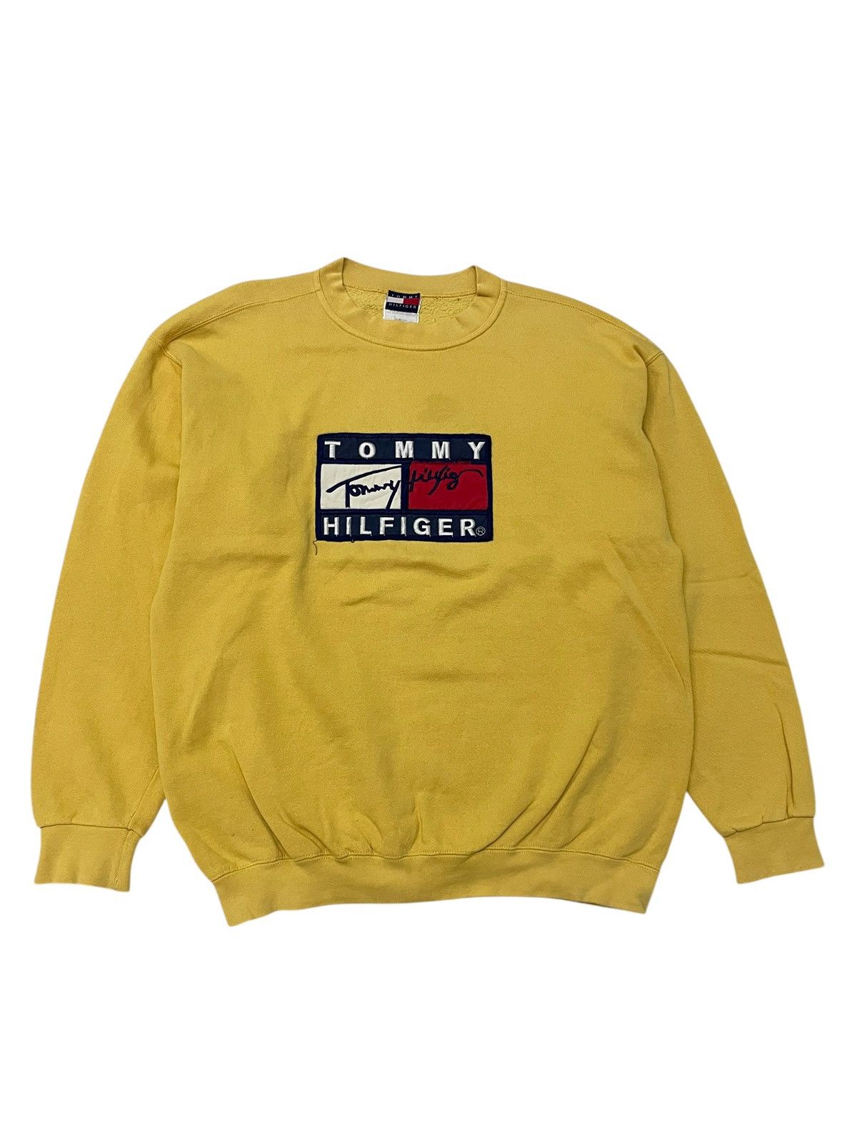 Tommy Hilfiger Vintage TOMMY HILFIGER Sweatshirt Size US L / EU 52-54 / 3 - 1 Thumbnail