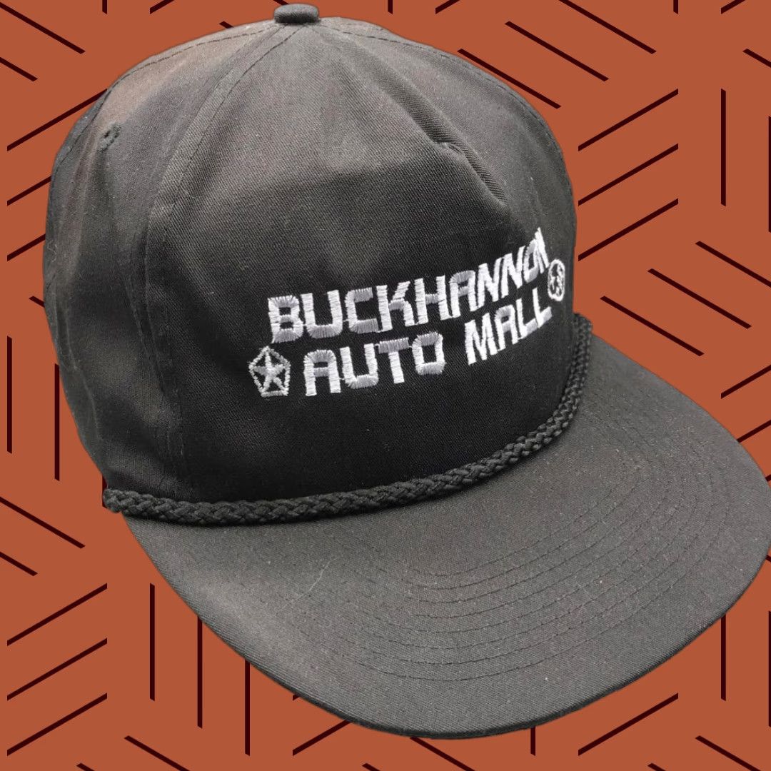 Vintage VINTAGE Buckhannon Auto Mall West Virginia Adjustable Snapback Trucker Hat Cap Unbranded Unisex Adults Black One Size 1980s Mens WomenS Boys Girls Size ONE SIZE - 1 Thumbnail