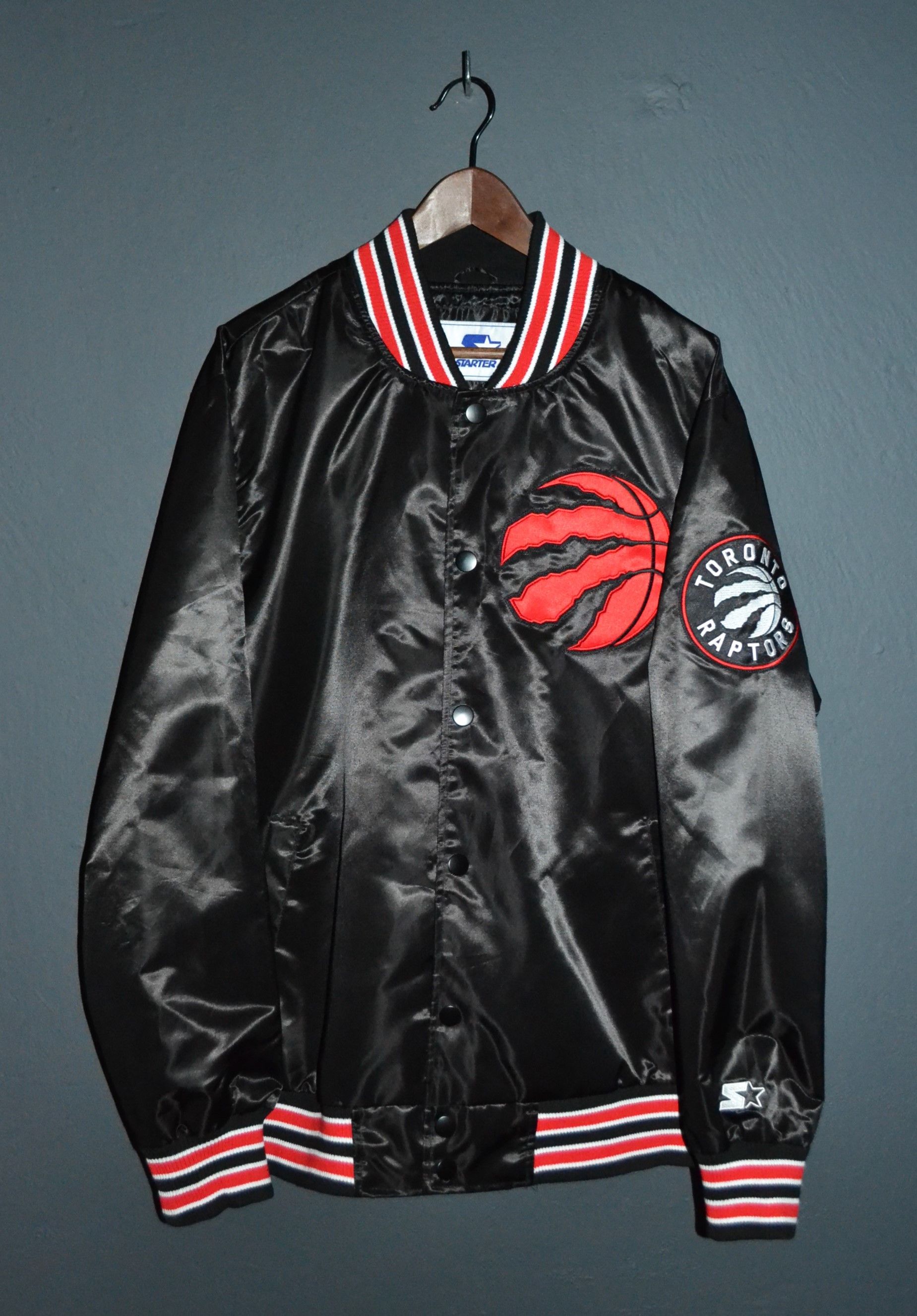 Starter Starter Raptors Bomber Jacket Size XL Size US XL / EU 56 / 4 - 1 Thumbnail