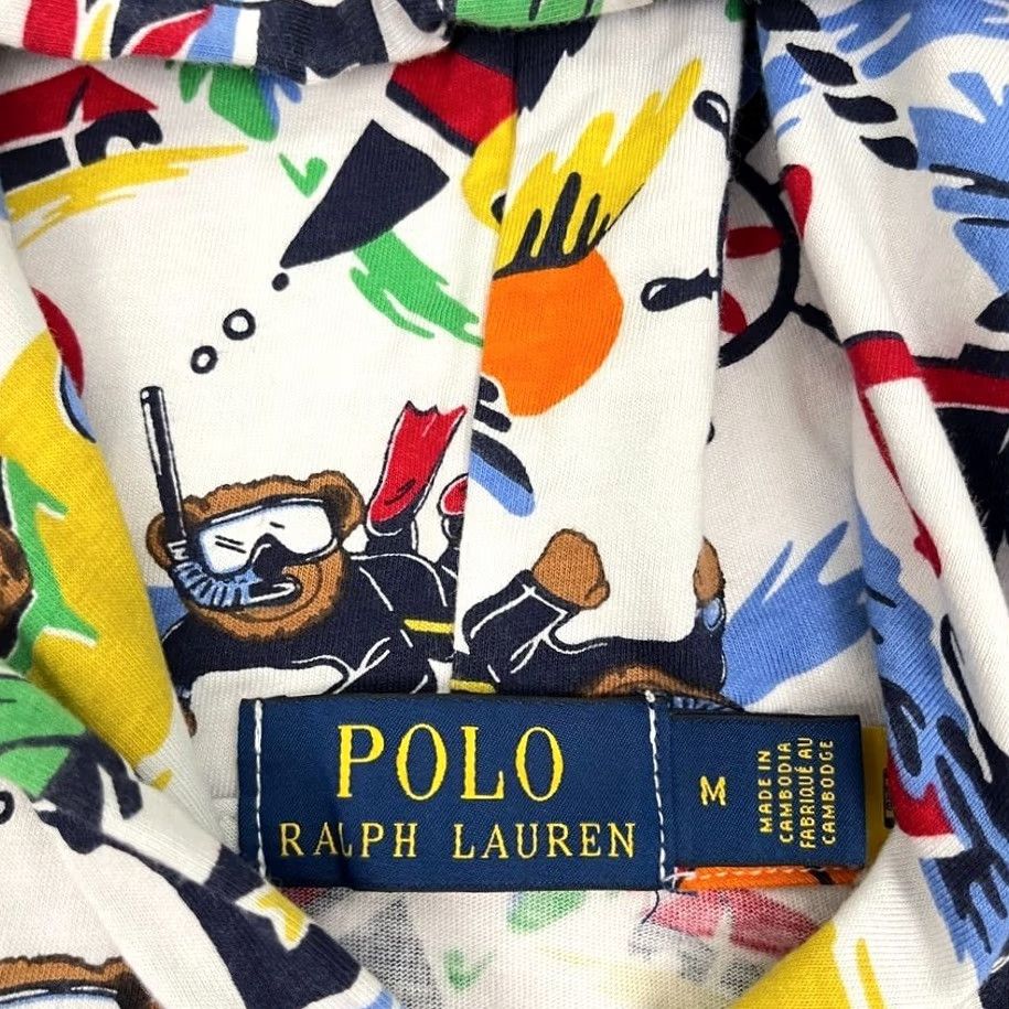 Polo Ralph Lauren Polo Ralph Lauren Hoodie Men M Scuba Bear Hawaiian All Over Lightweight Pullover Size US M / EU 48-50 / 2 - 3 Thumbnail