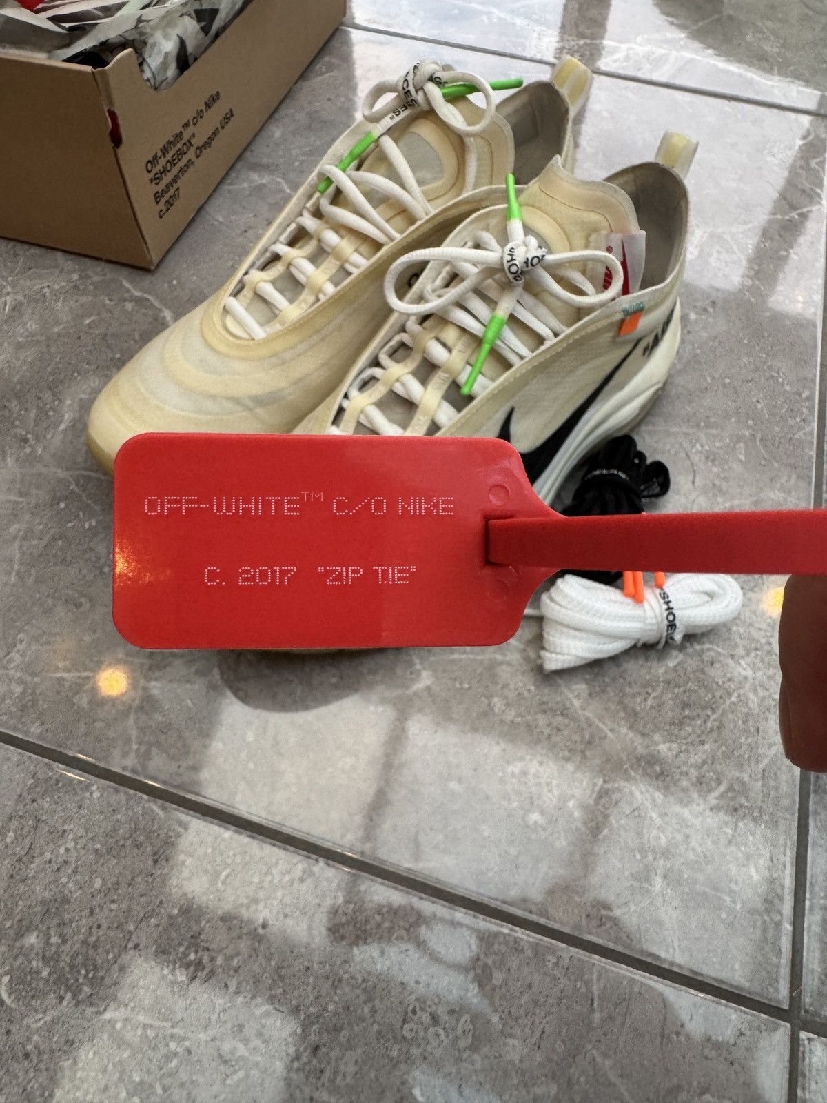 Nike × Off-White Nike x Off-White Air Max 97 Size US 10 / EU 43 - 18 Thumbnail