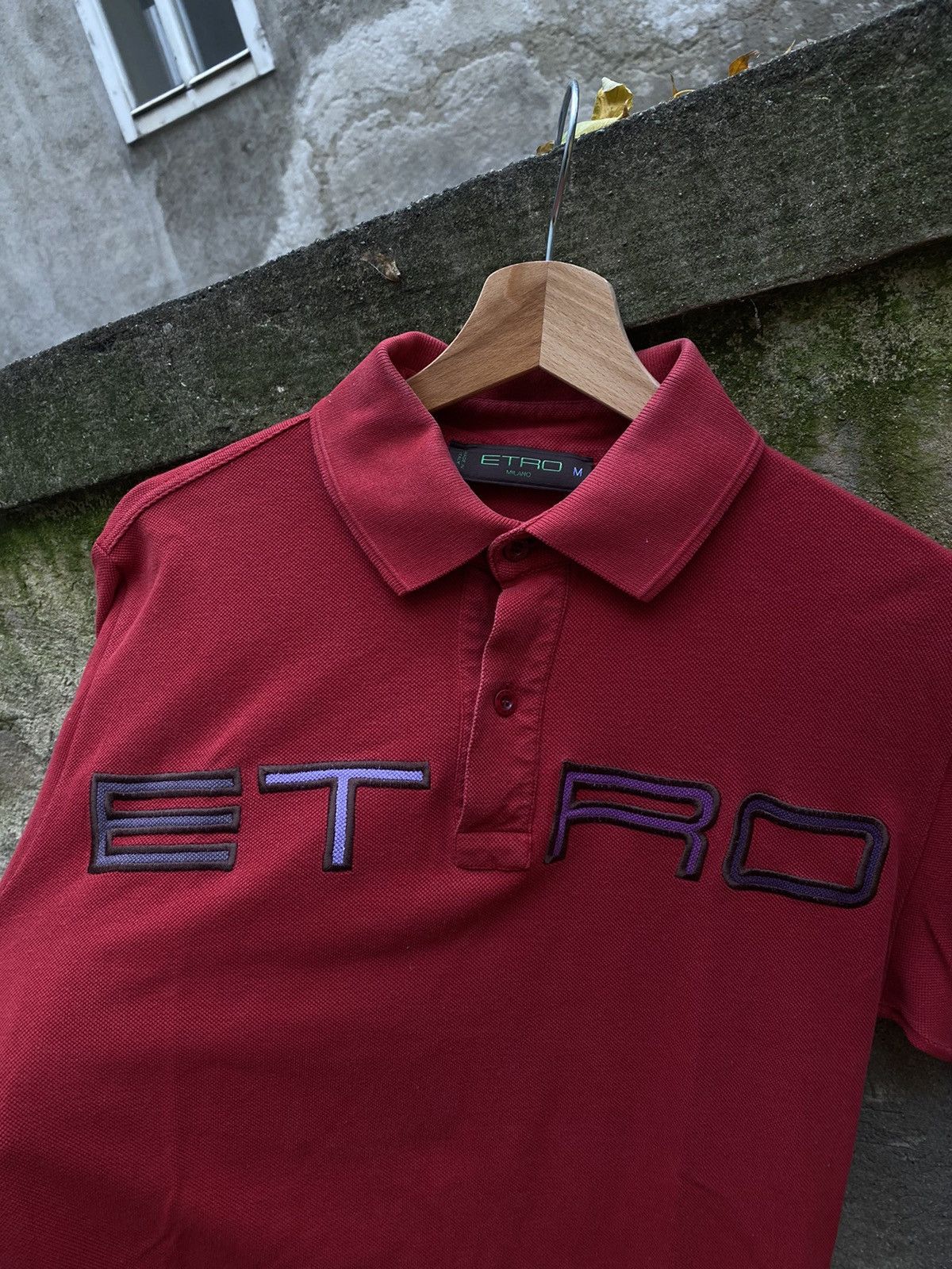 Etro Etro Embroidered Logo Polo Longsleeve Size US M / EU 48-50 / 2 - 4 Thumbnail