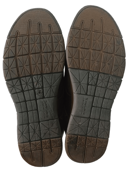 Leather × Rockport Rockport Works Men's Primetime Casuals Work Brown Steel Toe Size US 11 / EU 44 - 6 Thumbnail