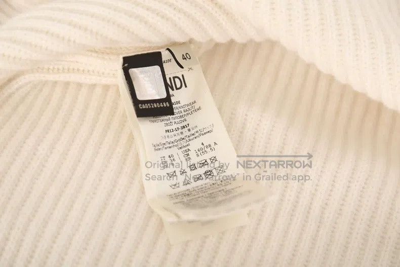Fendi Fendi Cashmere blended with mink fur knitted sweater Size XS / US 0-2 / IT 36-38 - 7 Thumbnail