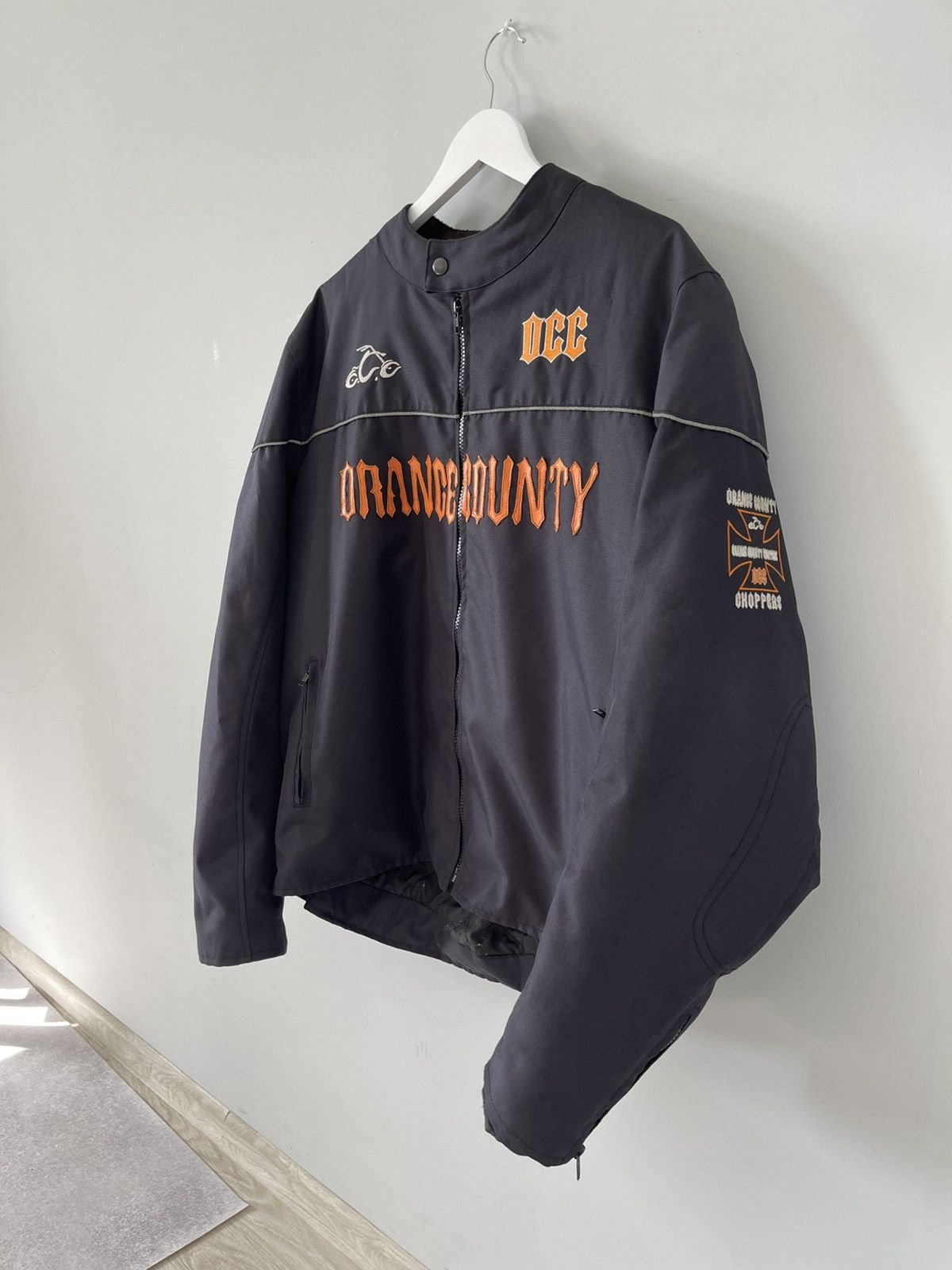 Vintage Vintage Orange County Choppers Armored Motorcycle Jacket Size US XL / EU 56 / 4 - 4 Thumbnail