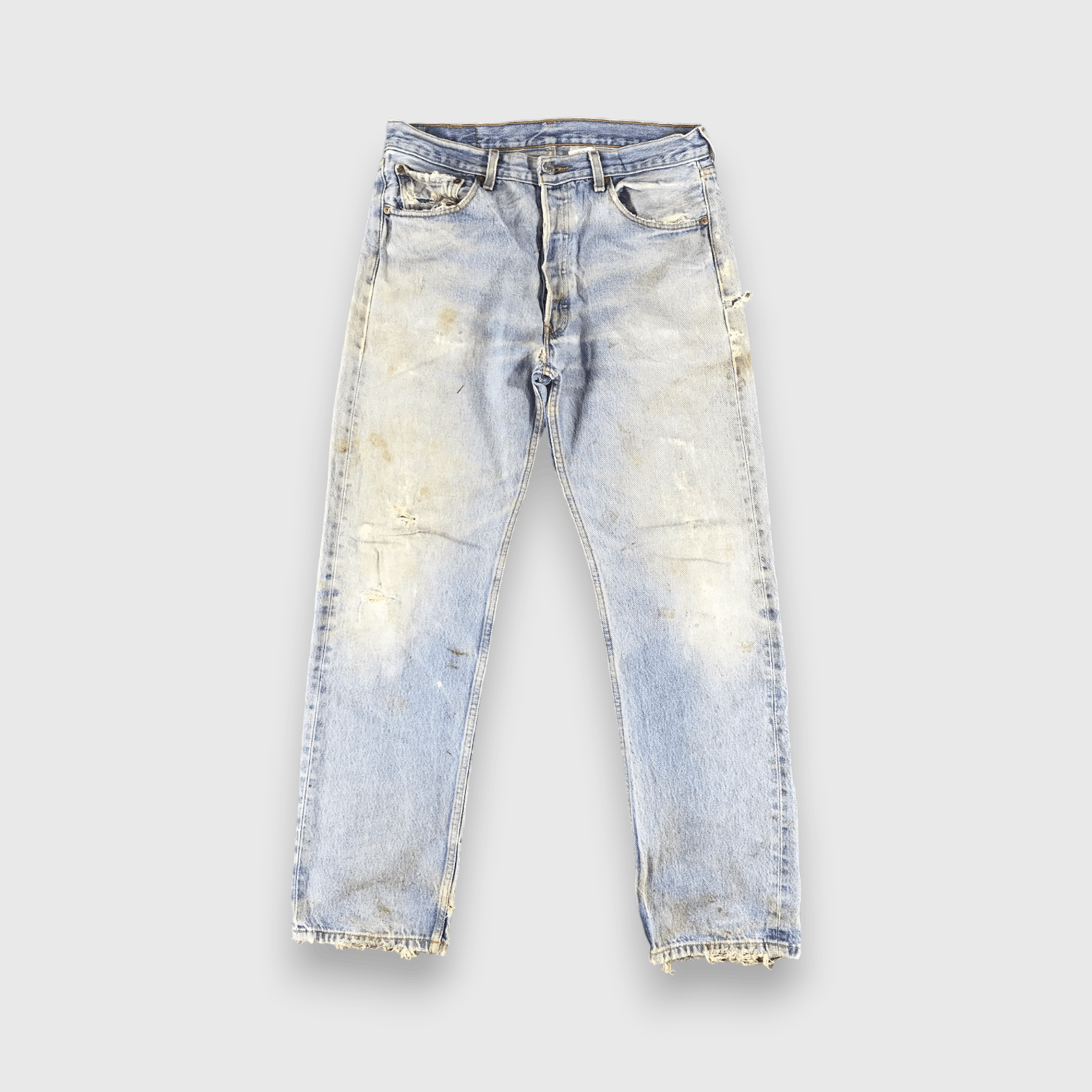 Vintage Blue Wash Levis 501 Jeans-J2578