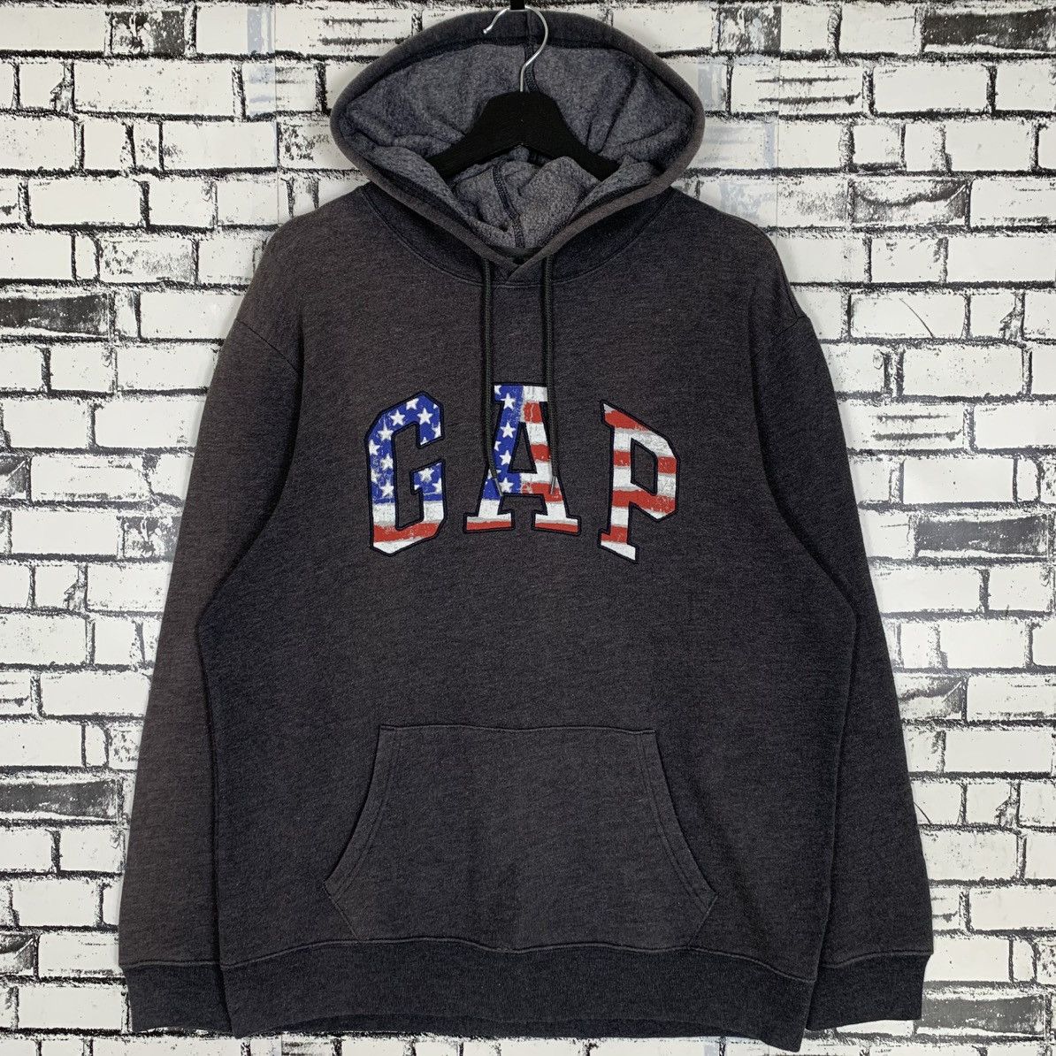 Designer × Gap × Vintage Vintage Gap USA Hoodie Large Saiz Big Logo Gap Size US L / EU 52-54 / 3 - 1 Thumbnail