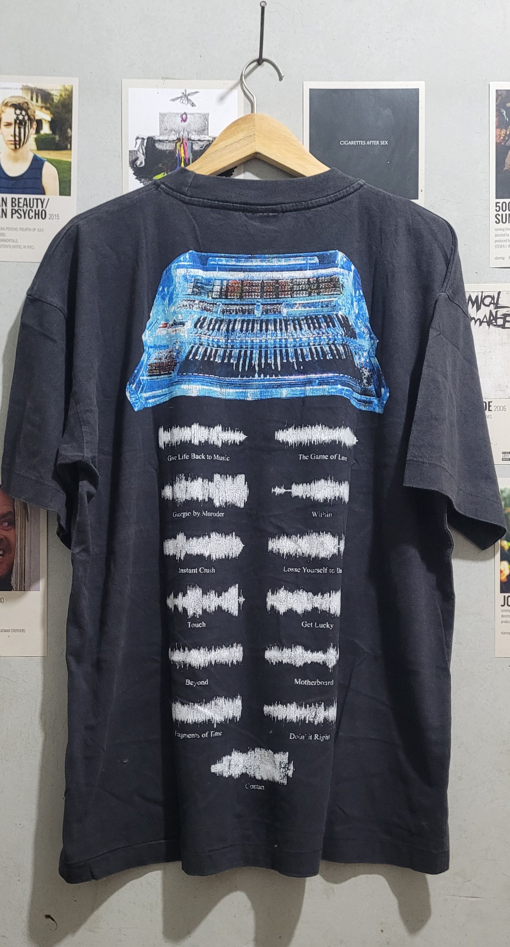 Band Tees Daft Punk The Greatest Playlist Song Size US XL / EU 56 / 4 - 2 Thumbnail