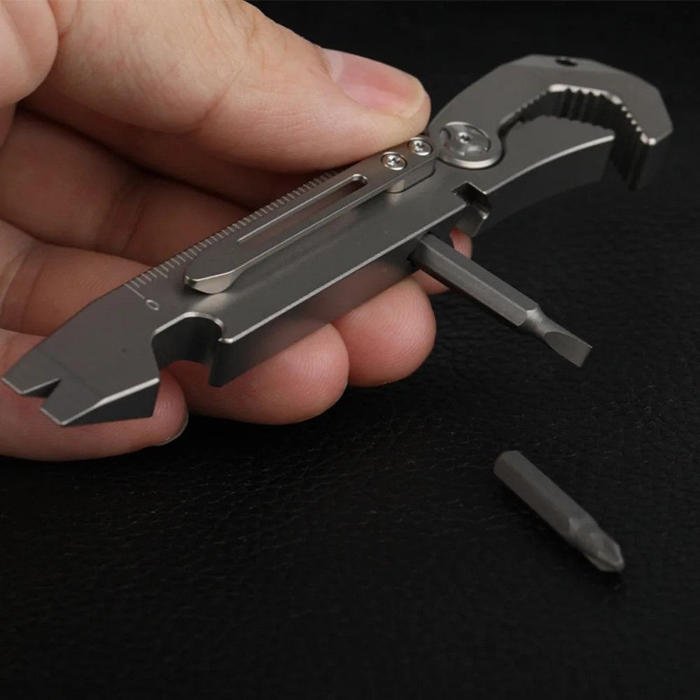Other Titanium Wrench Screwdriver Multifunctional Tool Camping Size ONE SIZE - 5 Thumbnail