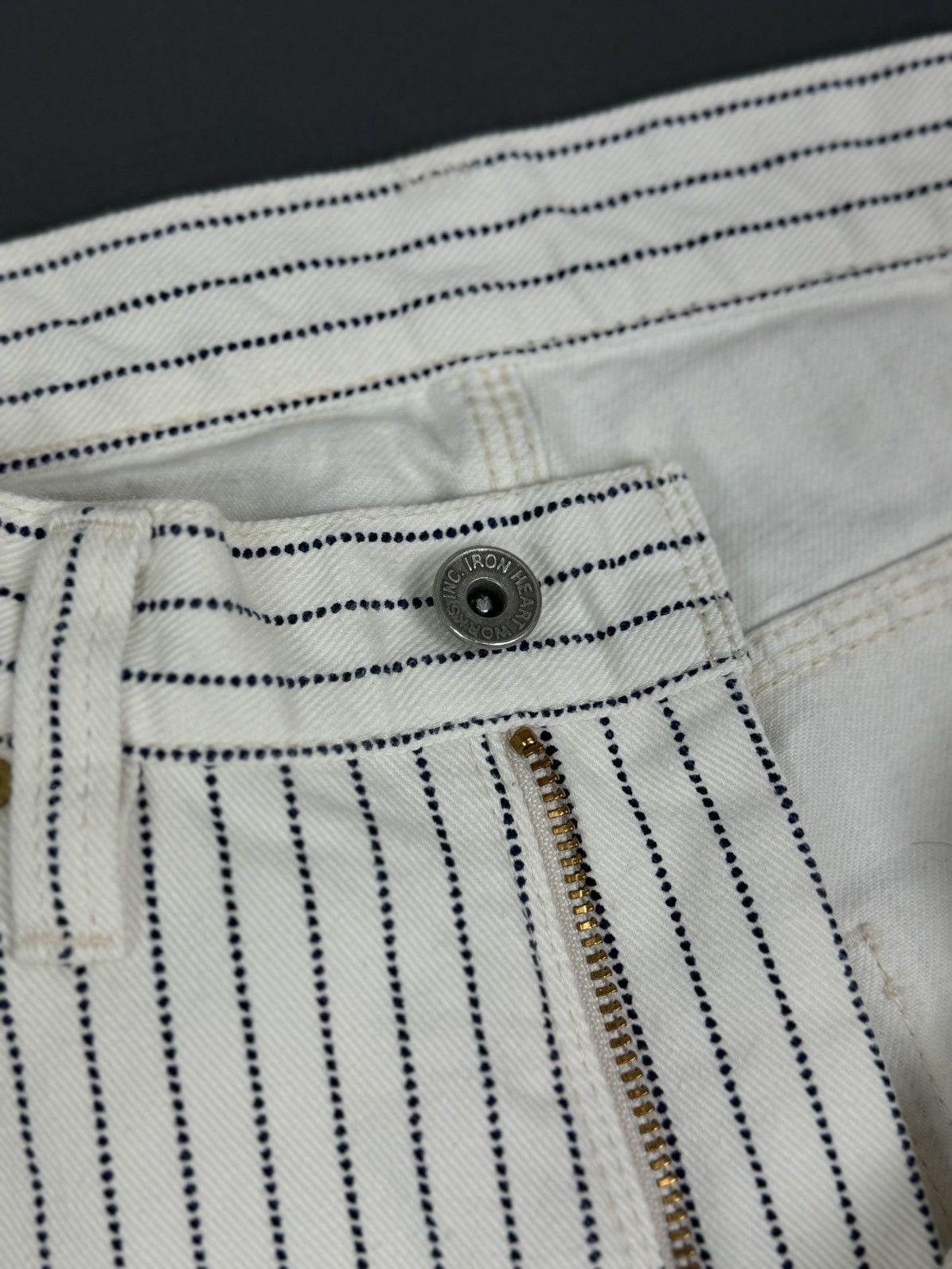 Other Iron Heart Carpenter Striped White Pants Size 29 Size US 29 - 7 Thumbnail