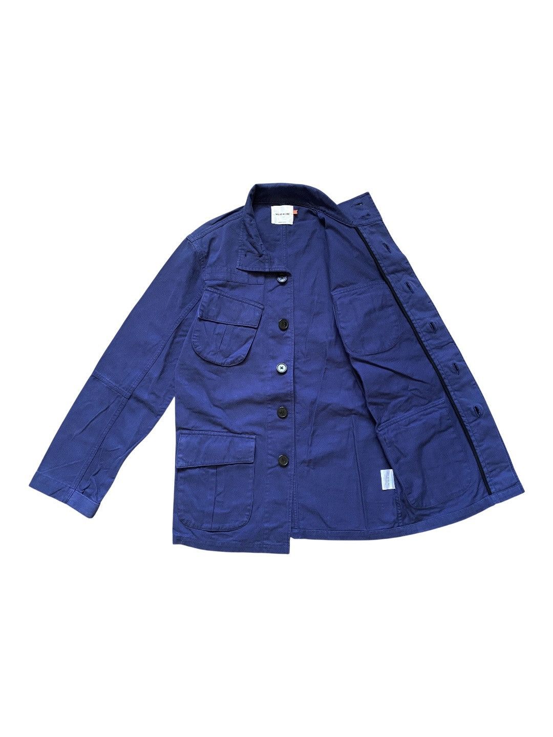 Wood Wood Unisex Wood Wood Blue M65 Field Jacket Parka Coat 4 Pocket Size US XS / EU 42 / 0 - 2 Thumbnail
