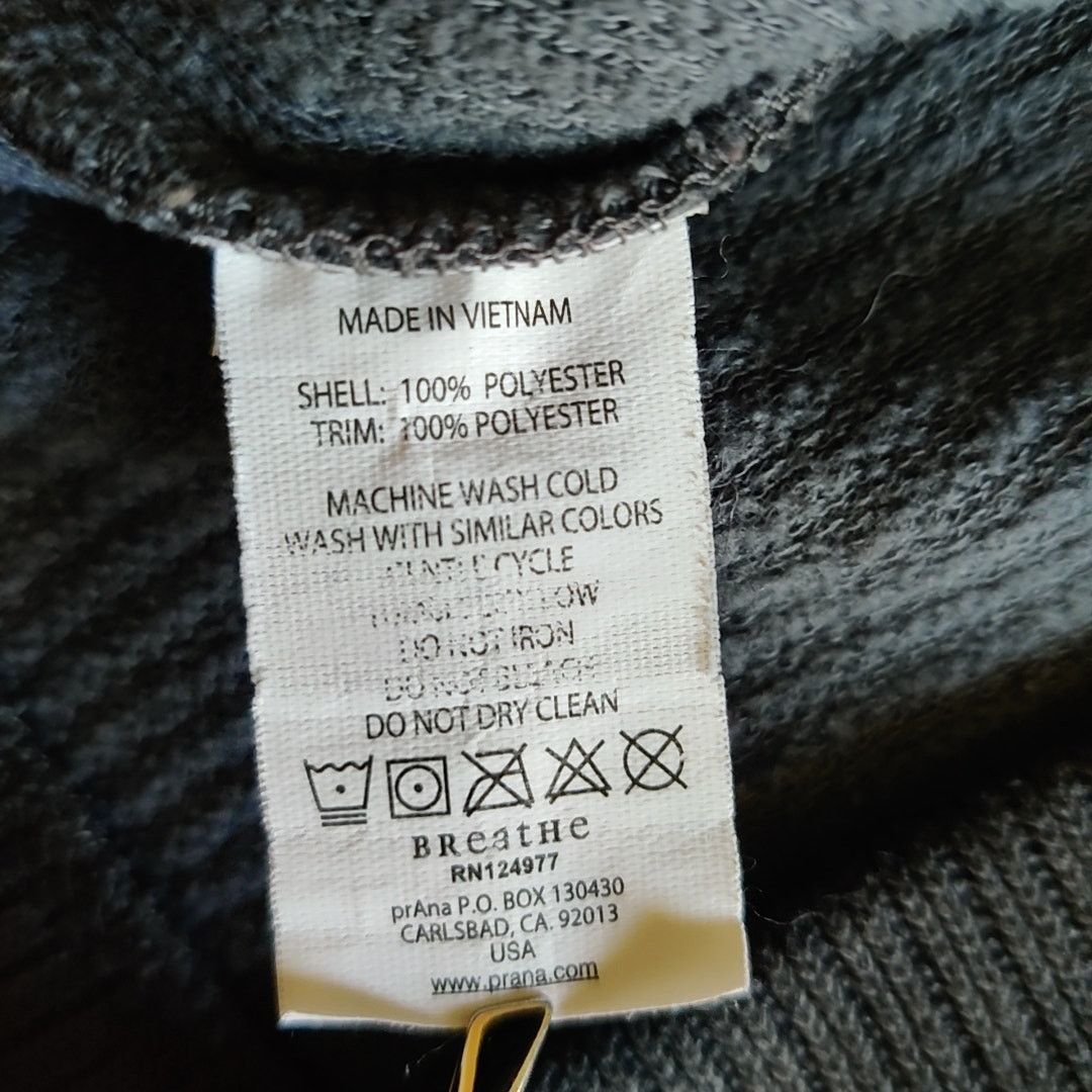 Prana Tobi ribbed fleece jacket gray sz M Size M / US 6-8 / IT 42-44 - 8 Thumbnail