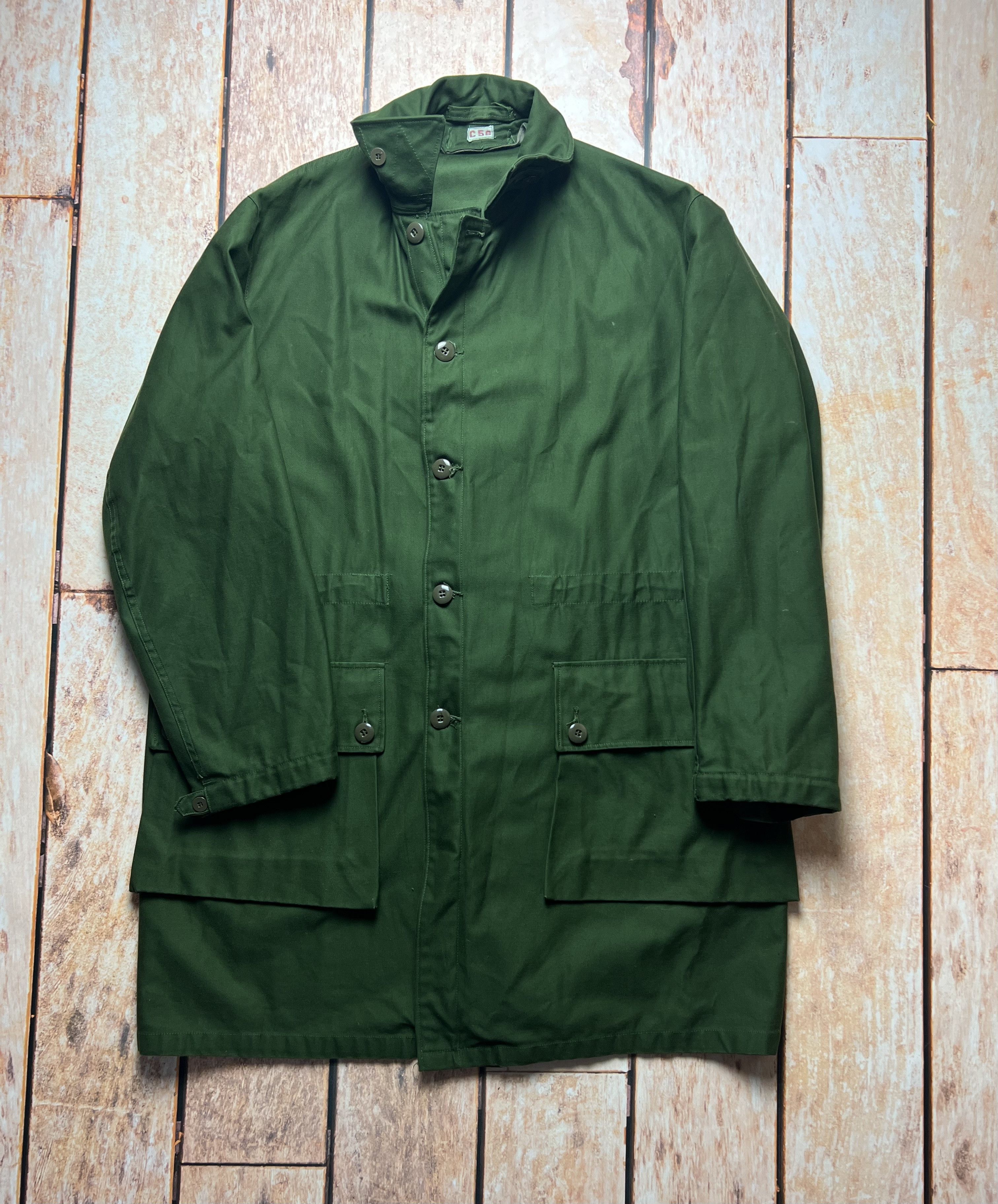 image of Army Military C56 Coat Jacket in Green, Men's (Size XL)