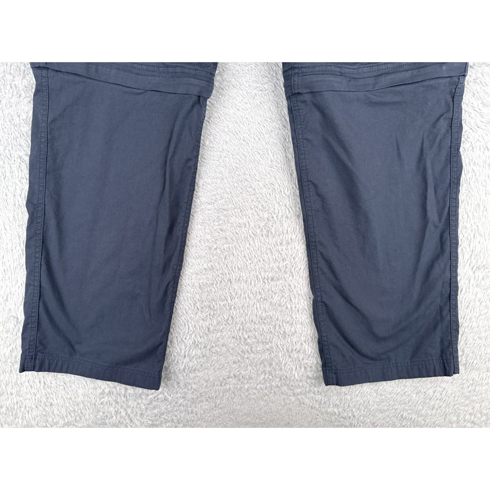Vintage BC Clothing Cargo Pants Mens 32 Blue Convertible Belted Activewear 32x27 Size US 32 / EU 48 - 2 Thumbnail