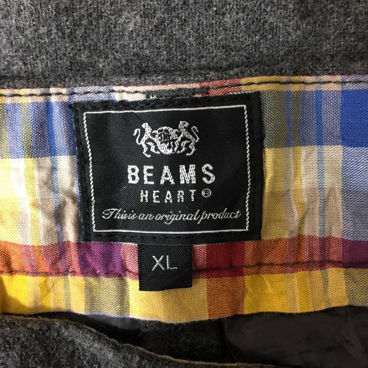 Beams Japan Vtg BEAMS JAPAN HEART Plus Minimalist Gray Pant Trouser Size US 32 / EU 48 - 3 Thumbnail