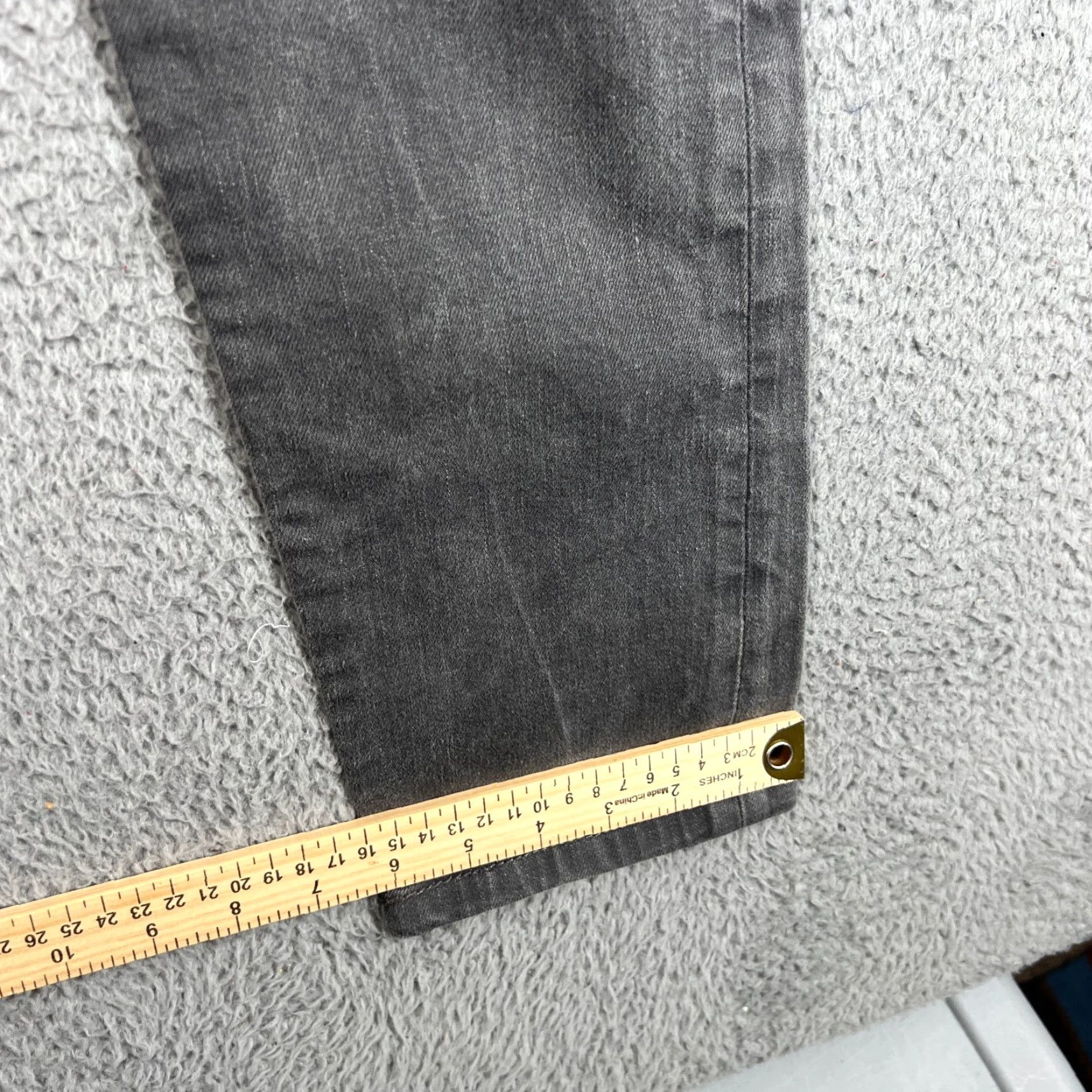 Levi's Levi's 502 Jeans Size 30x29" Black Slim Straight Stretch Men's Denim Size US 31 - 2 Thumbnail