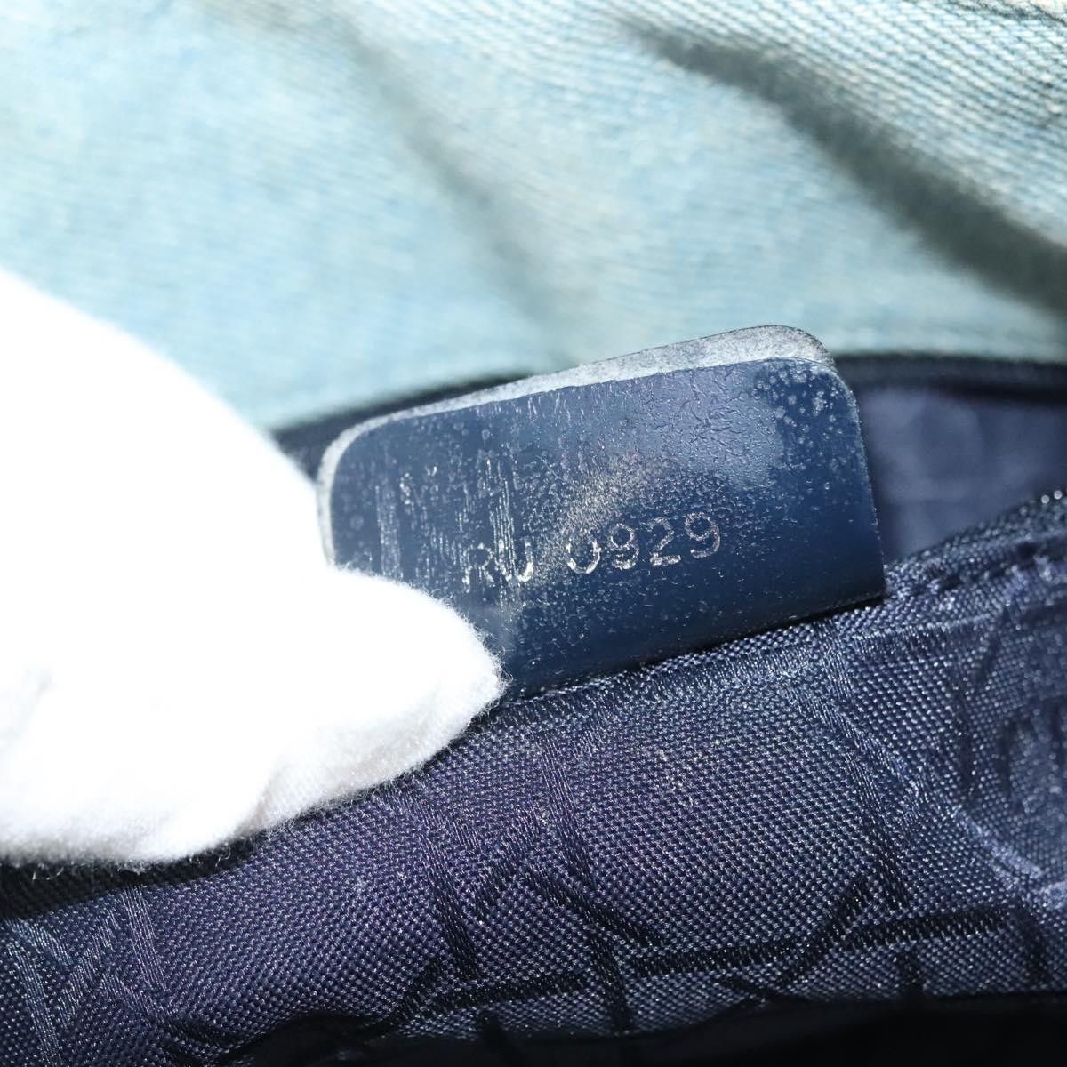 Dior DIOR Canage Hand Bag Denim Light Blue Silver Size ONE SIZE - 14 Thumbnail