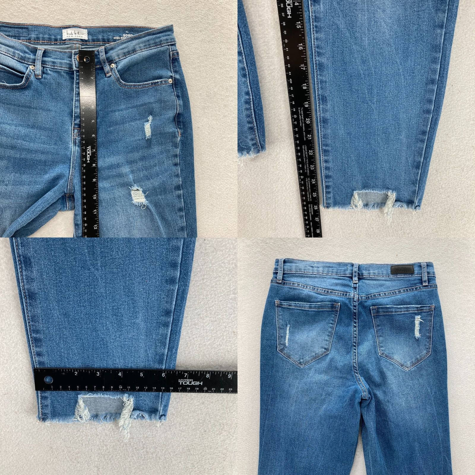 Nicole Miller Nicole Miller Soho Slim Ankle Jeans Women's 4 Blue Stretch Denim High Rise Y2K Size 28" / US 6 / IT 42 - 8 Thumbnail