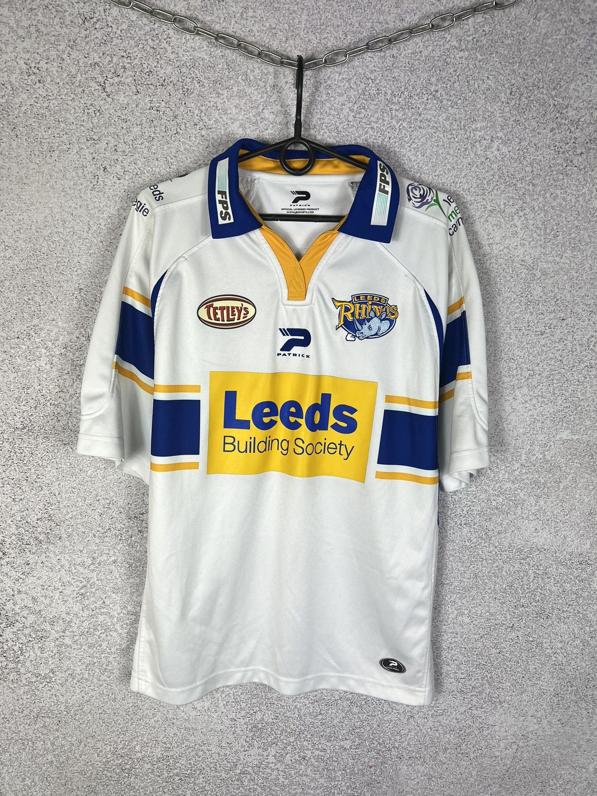 Vintage Vintage Leeds Rhinos Signed Team Patric Rugby Jersey Shirt Size US L / EU 52-54 / 3 - 1 Thumbnail