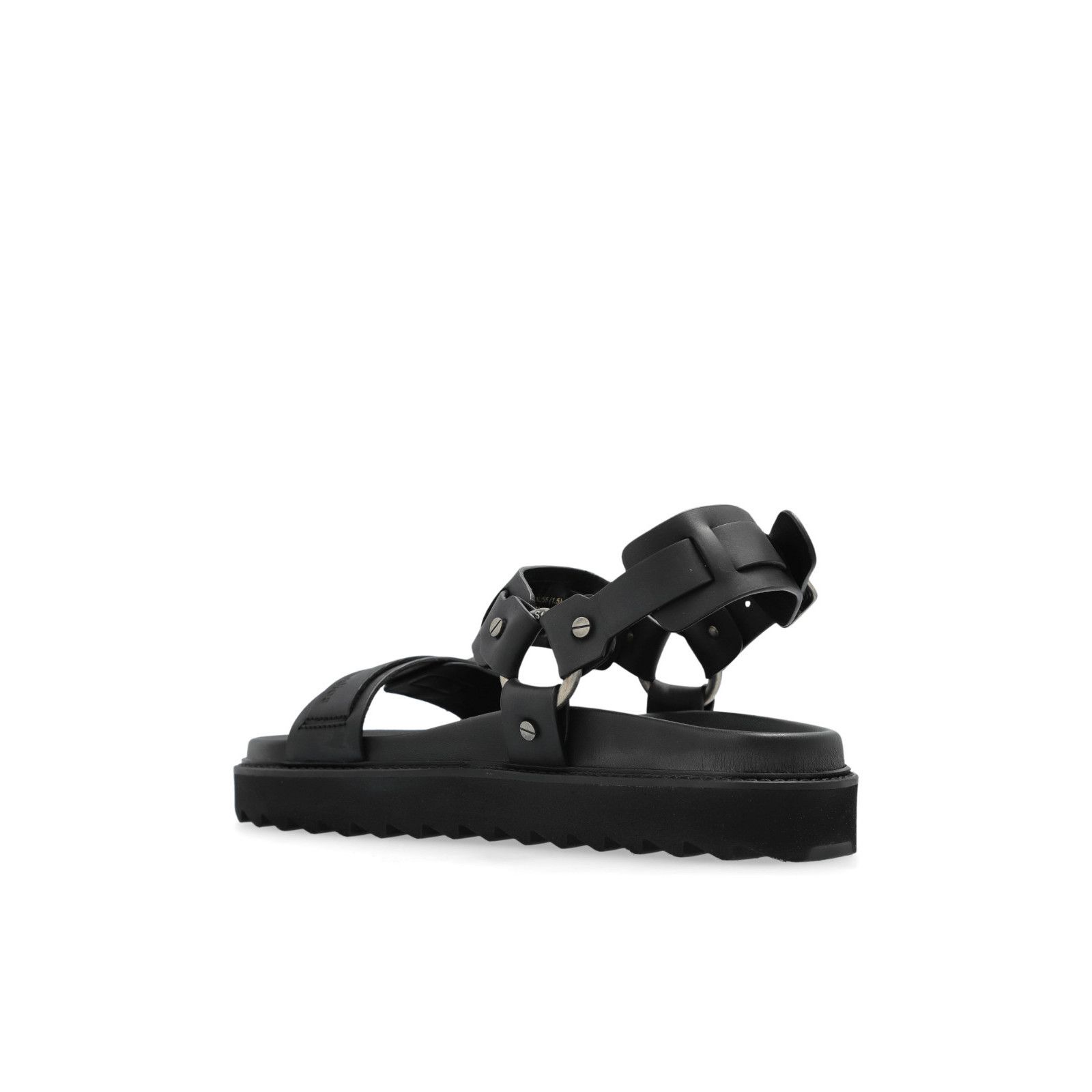 Acne Studios ACNE STUDIOS Black Leather Sandals With Bouckle New And Auth Size US 8 / IT 38 - 3 Thumbnail