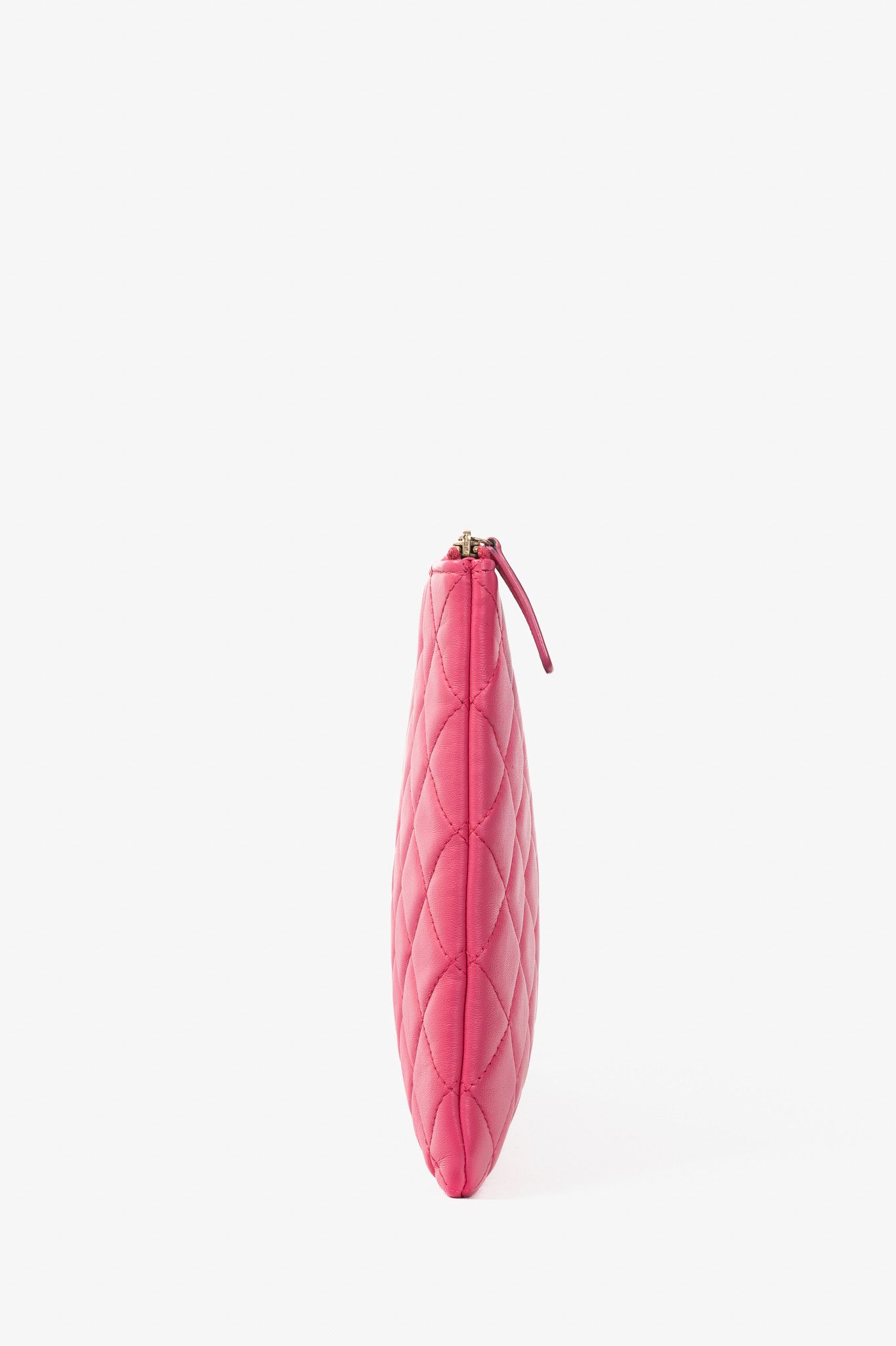 Chanel Chanel Pink Quilted Lambskin Medium O-Case Size ONE SIZE - 3 Thumbnail