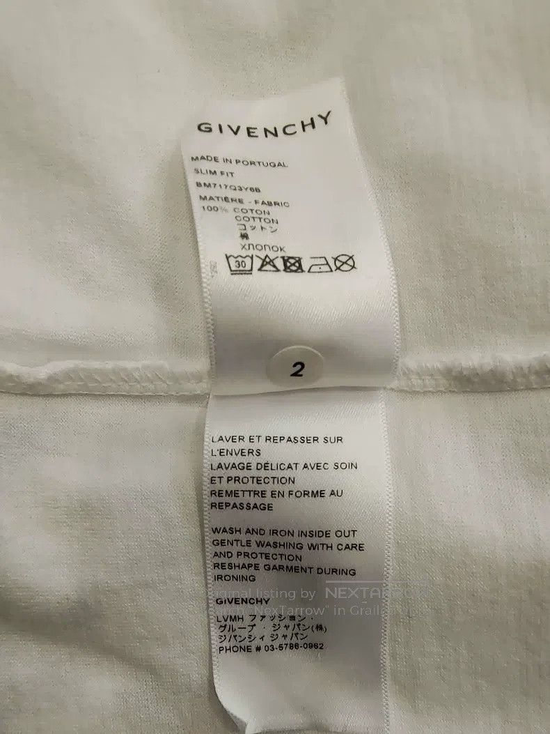 Givenchy Givenchy SizeXXXL Logo Lettering Printed Short Sleeve T-Shi Size US M / EU 48-50 / 2 - 5 Thumbnail