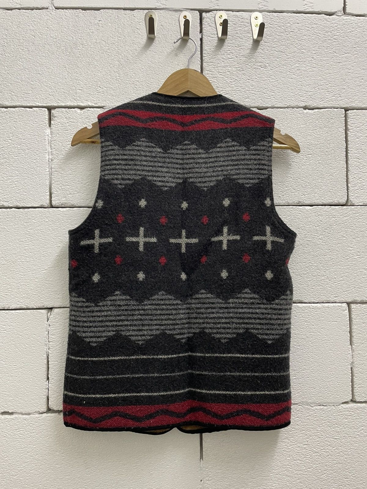 Beams Plus Beams+ x Saltwater Cowboy Reversible Wool Vest Size US M / EU 48-50 / 2 - 6 Thumbnail