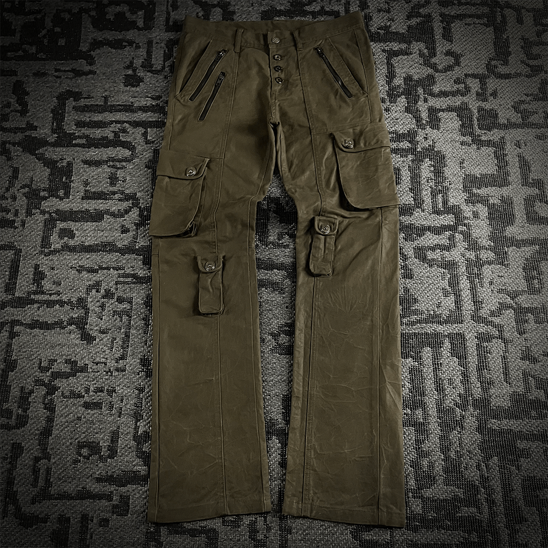 Tornado Mart Tornado Mart Tactical Waxed Multiple Pocket Pants Size US 32 / EU 48 - 1 Thumbnail