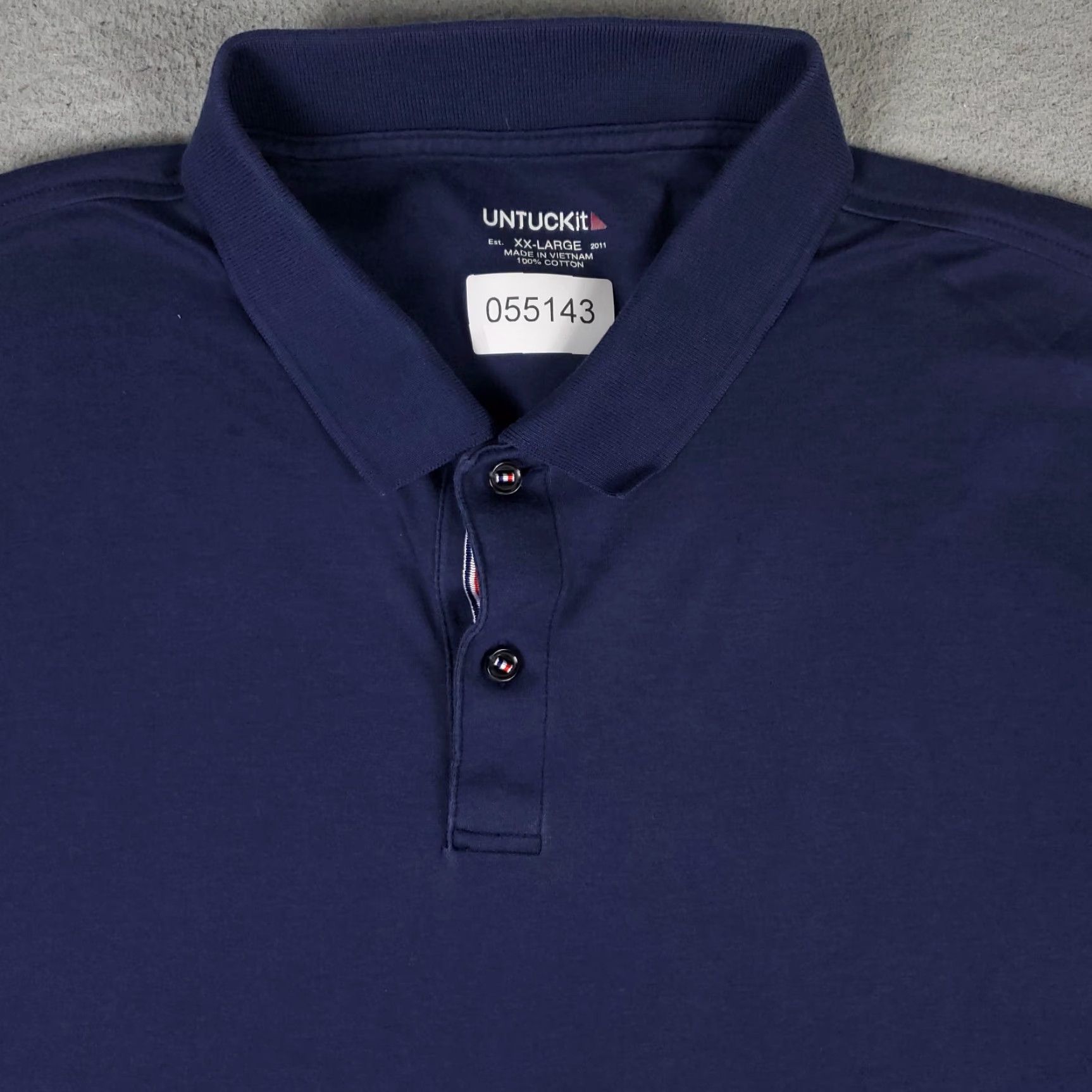 UNTUCKit VINTAGE UNTUCKit Polo Shirt Mens 2XL Blue Golf Adult Short Sleeve Polo 2XL Blue UNTUCKit Mens Polo Shirt Regular Fit Men Red? Size US XXL / EU 58 / 5 - 2 Thumbnail