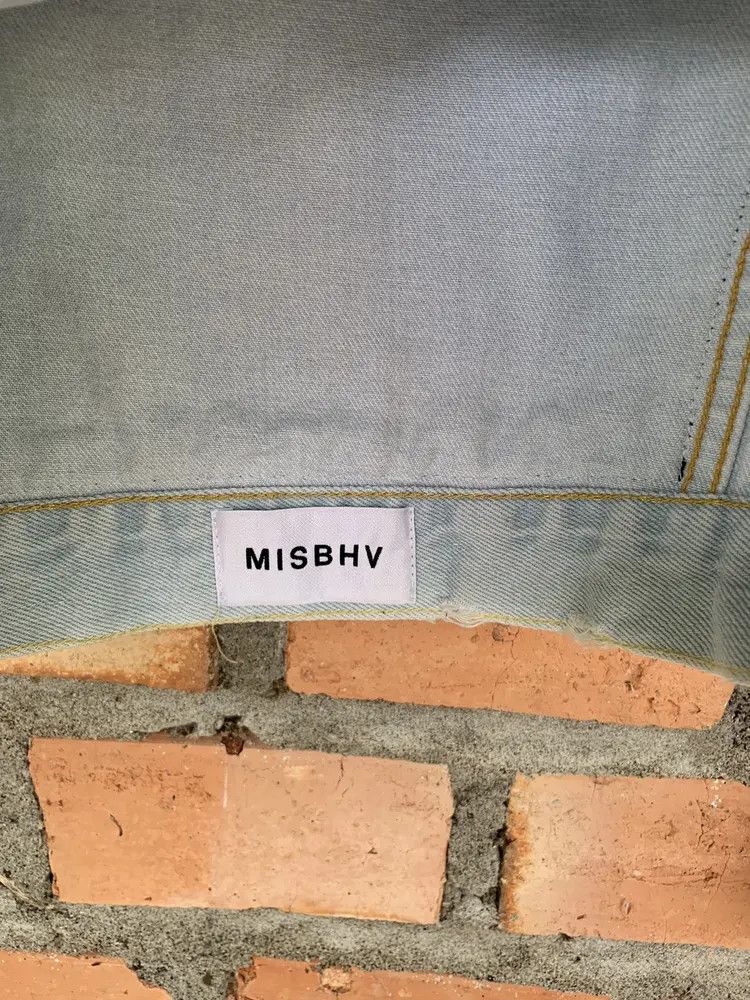 Misbhv SS16 ripped DRAINED washed blue denim jacket Size US M / EU 48-50 / 2 - 17 Thumbnail
