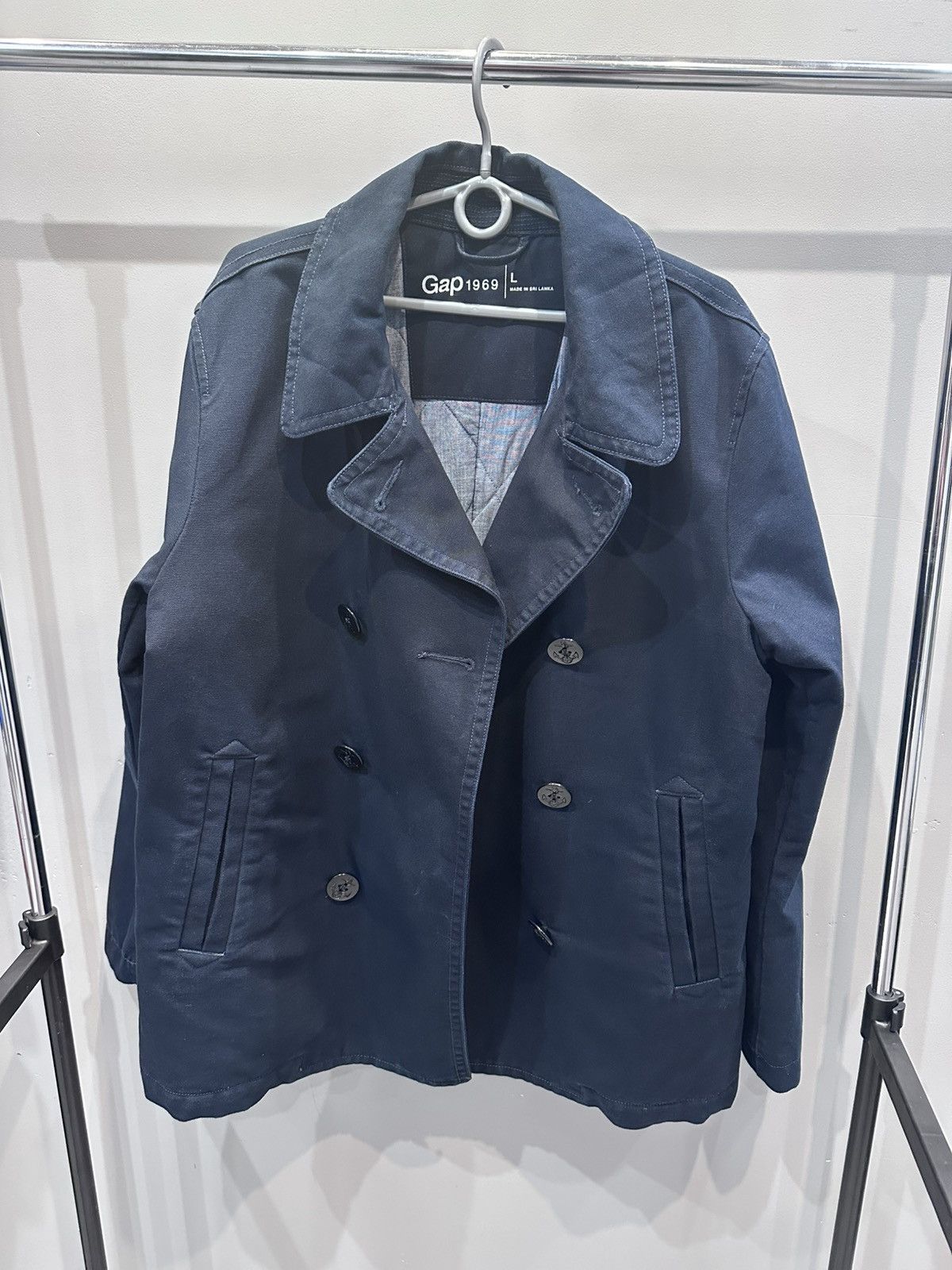 Gap Gap 1969 Peacoat Navy L Size Canvas Size US L / EU 52-54 / 3 - 1 Thumbnail
