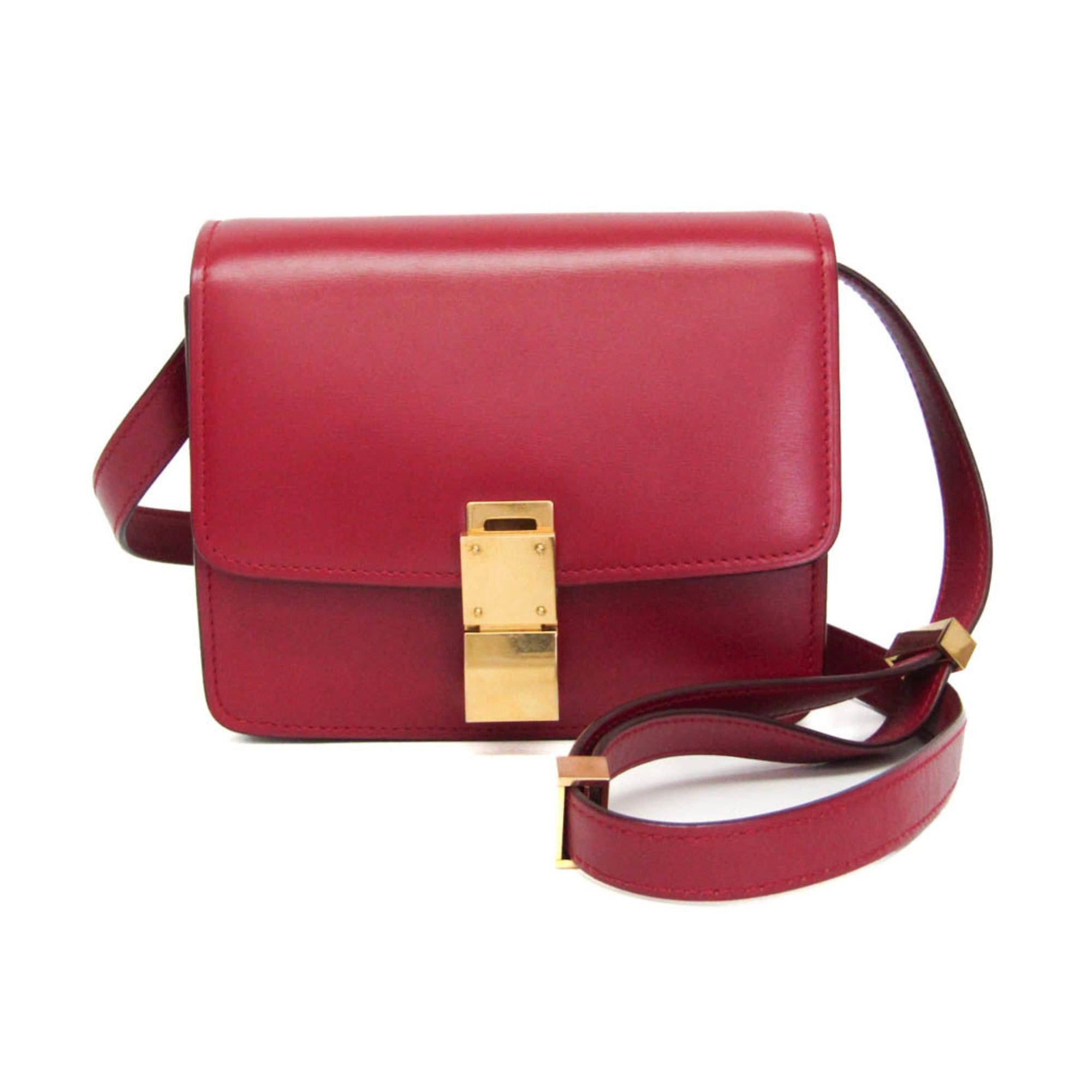 Celine Celine Classic Box Women's Leather Shoulder Bag Red Color Size ONE SIZE - 1 Thumbnail