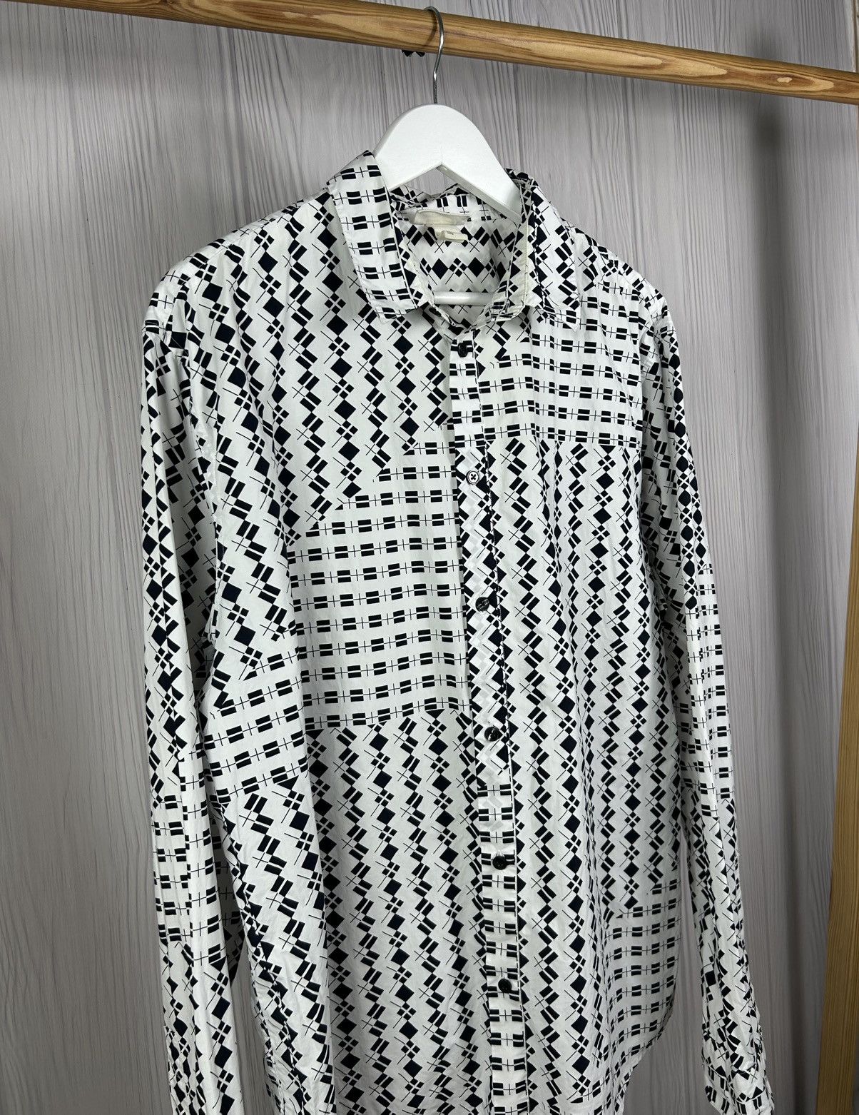 Marni MARNI H&M Art Geometric Designer Shirt Size XL Size US XL / EU 56 / 4 - 3 Thumbnail