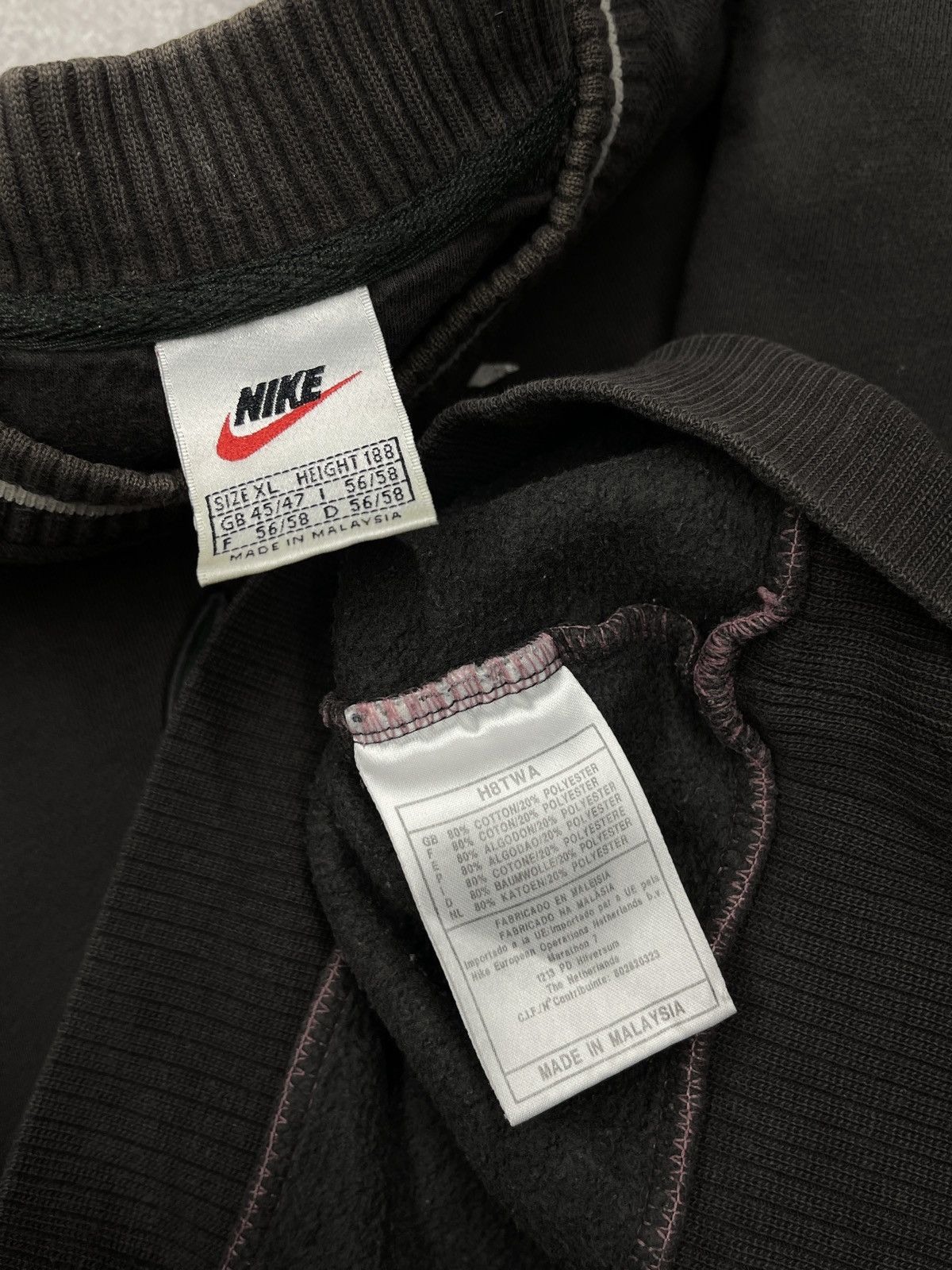 Nike Vintage Nike Big Logo Swoosh Sweatshirt Brown Y2K ACG TN Size US XL / EU 56 / 4 - 8 Thumbnail