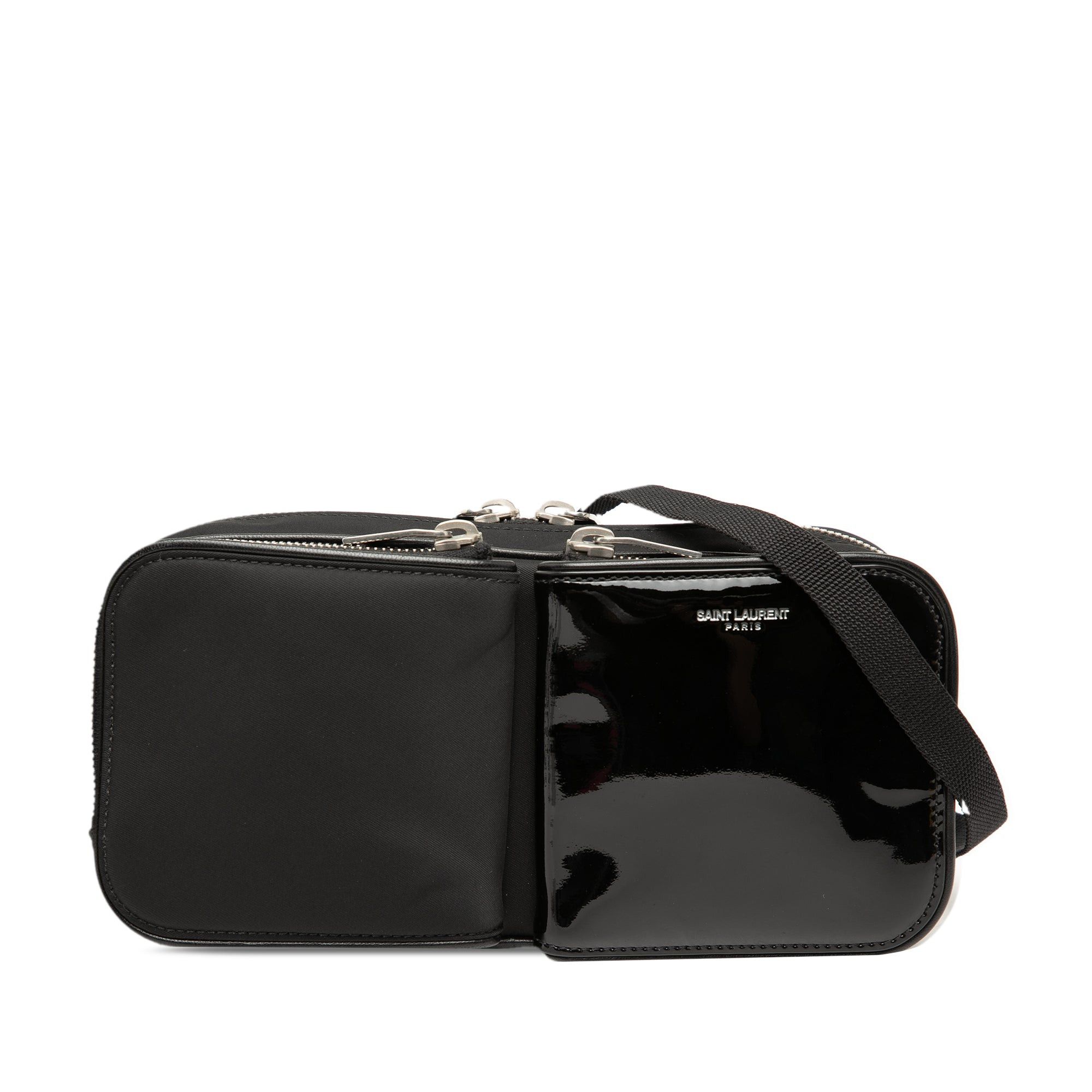 Saint Laurent Paris Nylon and Patent Crossbody Size ONE SIZE - 1 Thumbnail