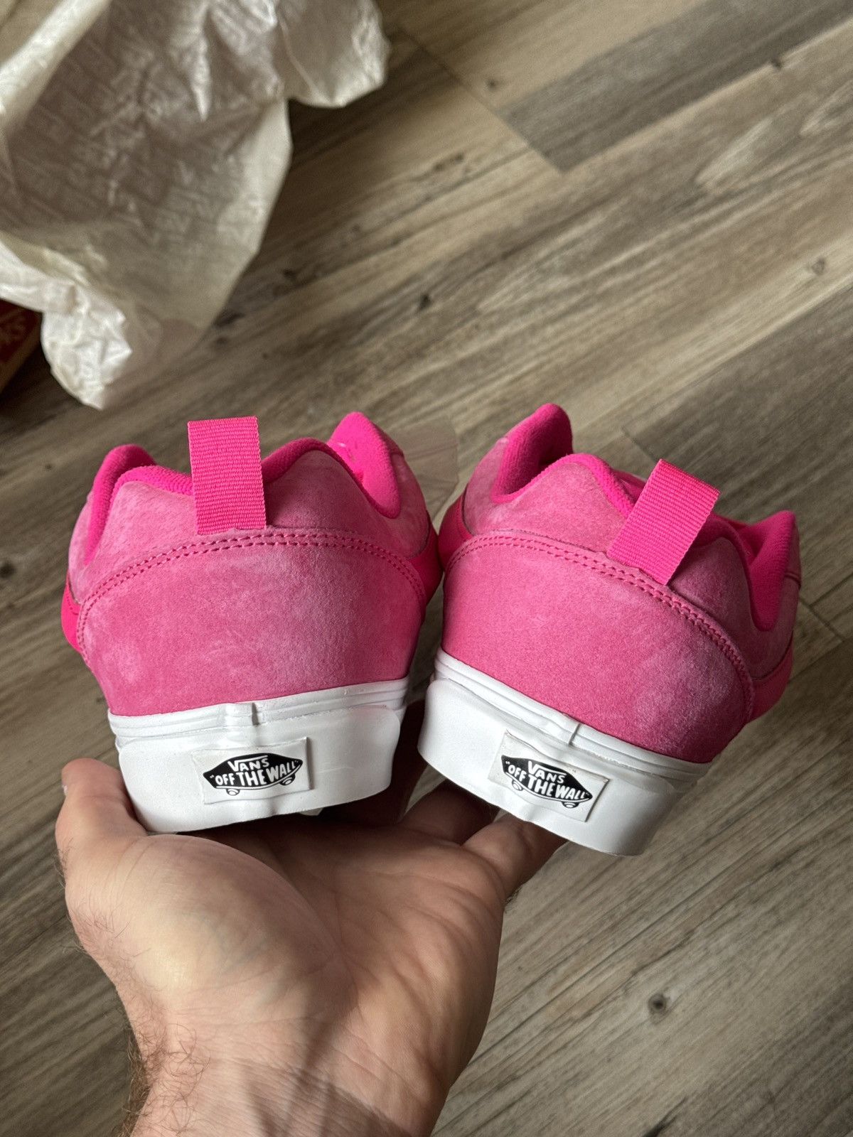 Vans Vans Knu Skool Nubuck Pink Glo Size US 11 / EU 44 - 4 Thumbnail