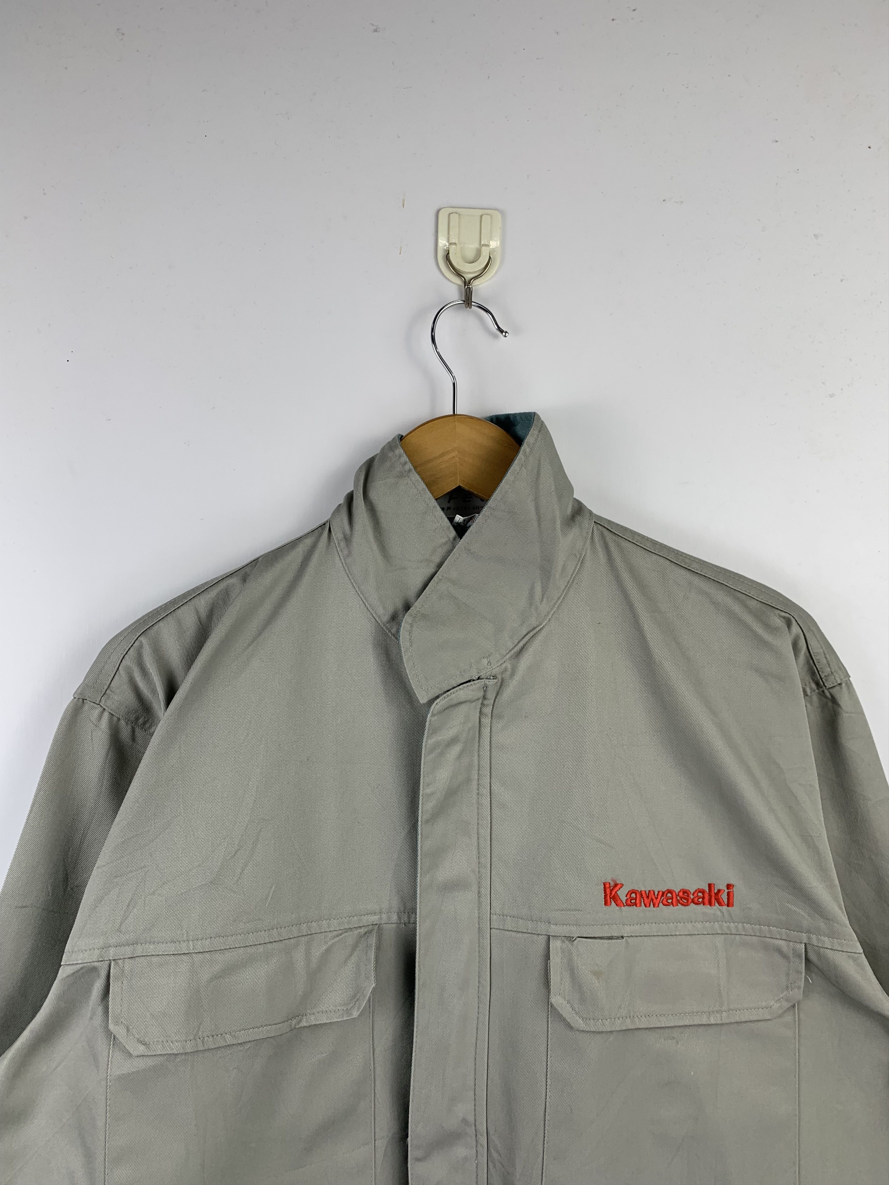 Vintage Vintage Kawasaki Workers Jacket J1526 Size US M / EU 48-50 / 2 - 2 Thumbnail