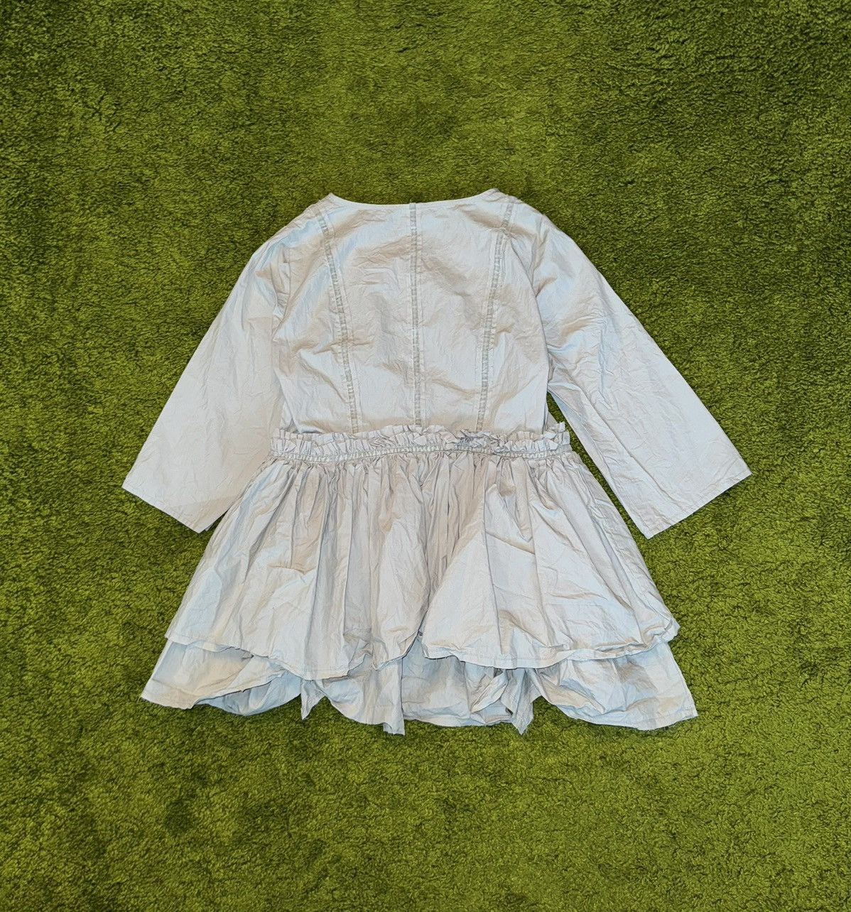 Designer Ewa I Walla avant garde poplin blouse tunic Size XS / US 0-2 / IT 36-38 - 2 Thumbnail