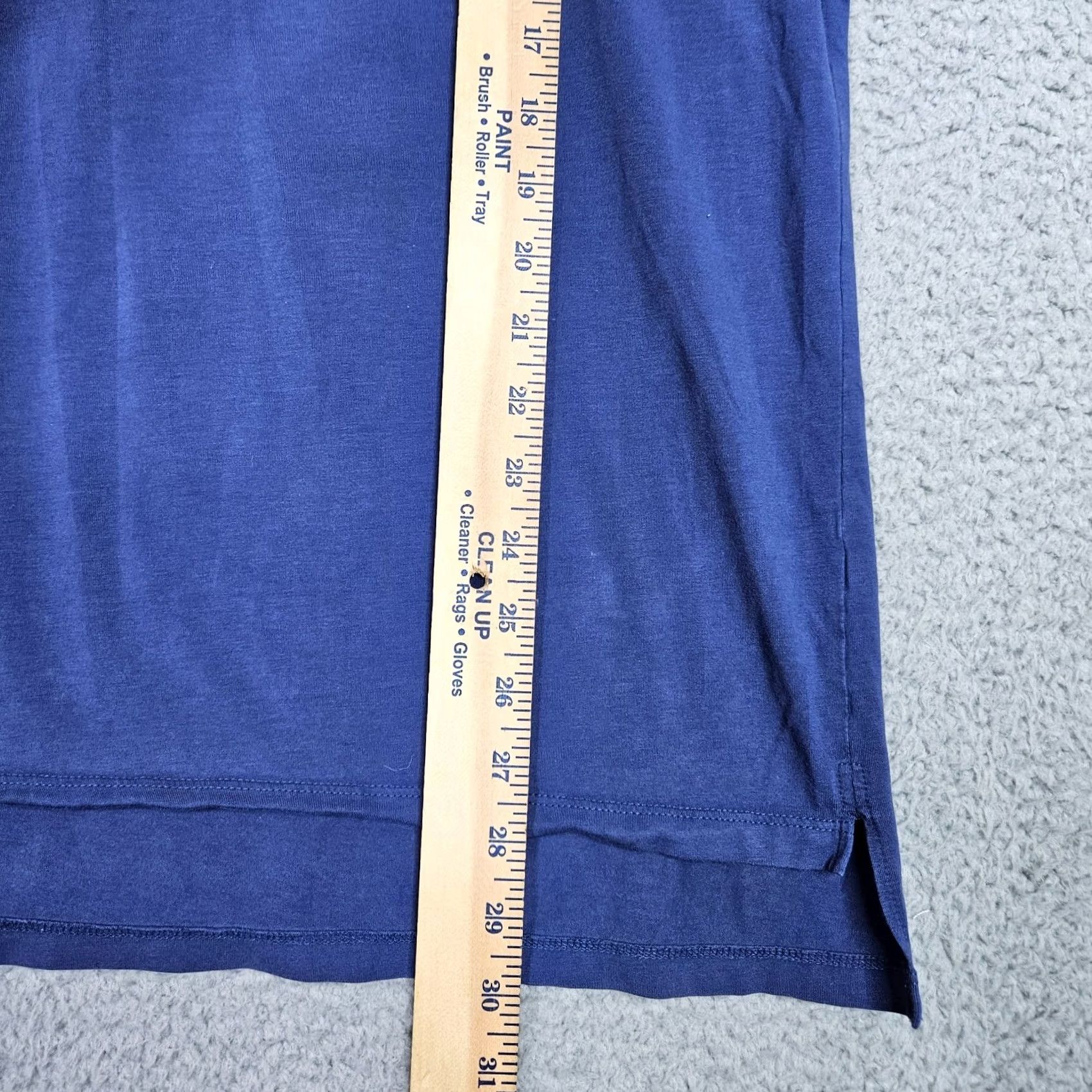 Vintage B.DRADDY USA Polo Shirt Short Sleeve Men M Blue Solid Cotton Polyester Logo Button Casual Activewear Shirt Size US M / EU 48-50 / 2 - 2 Thumbnail