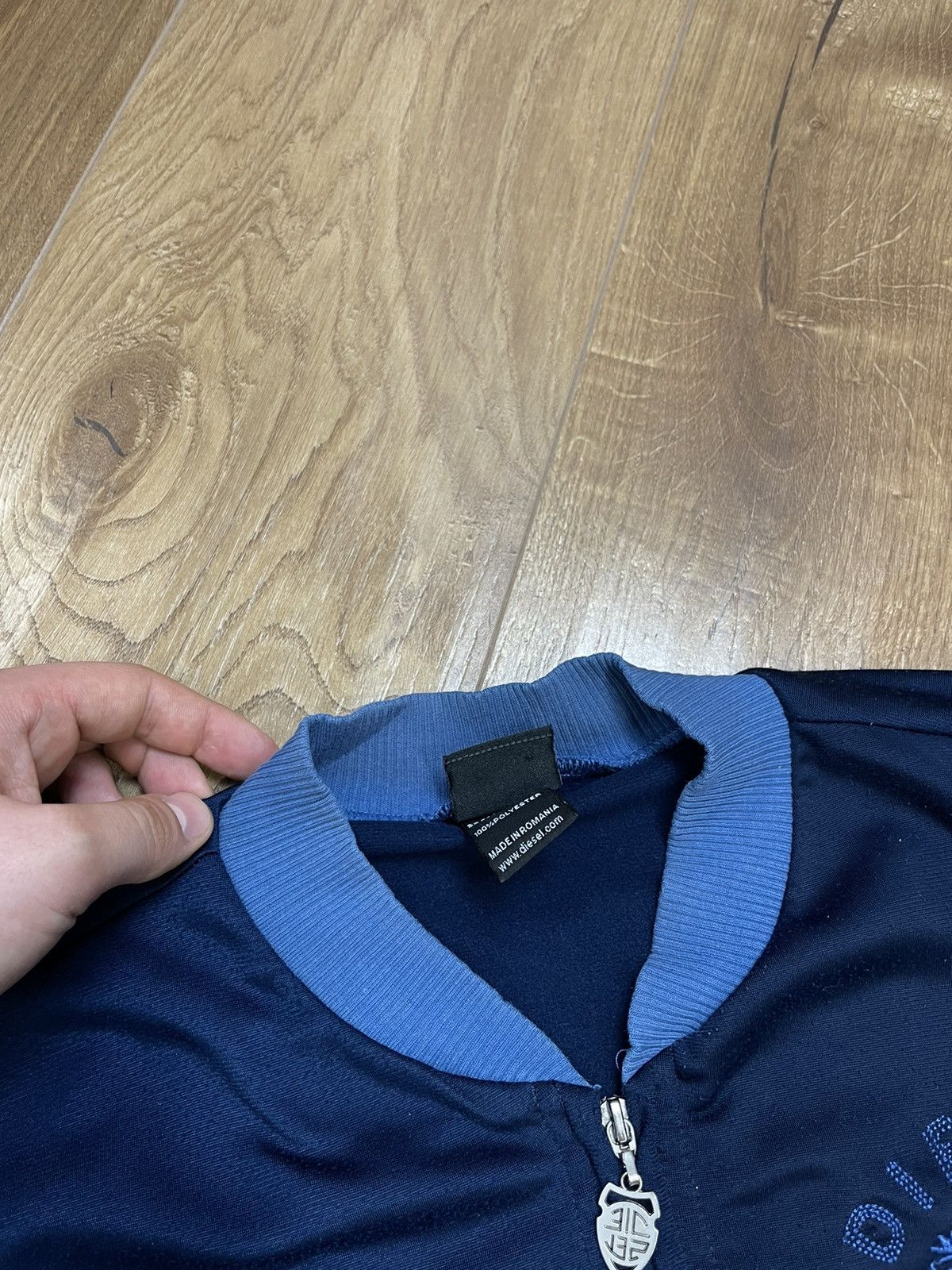Diesel Vintage Diesel Y2K Style Logo Zip Sweatshirt Olympic Size US M / EU 48-50 / 2 - 10 Thumbnail