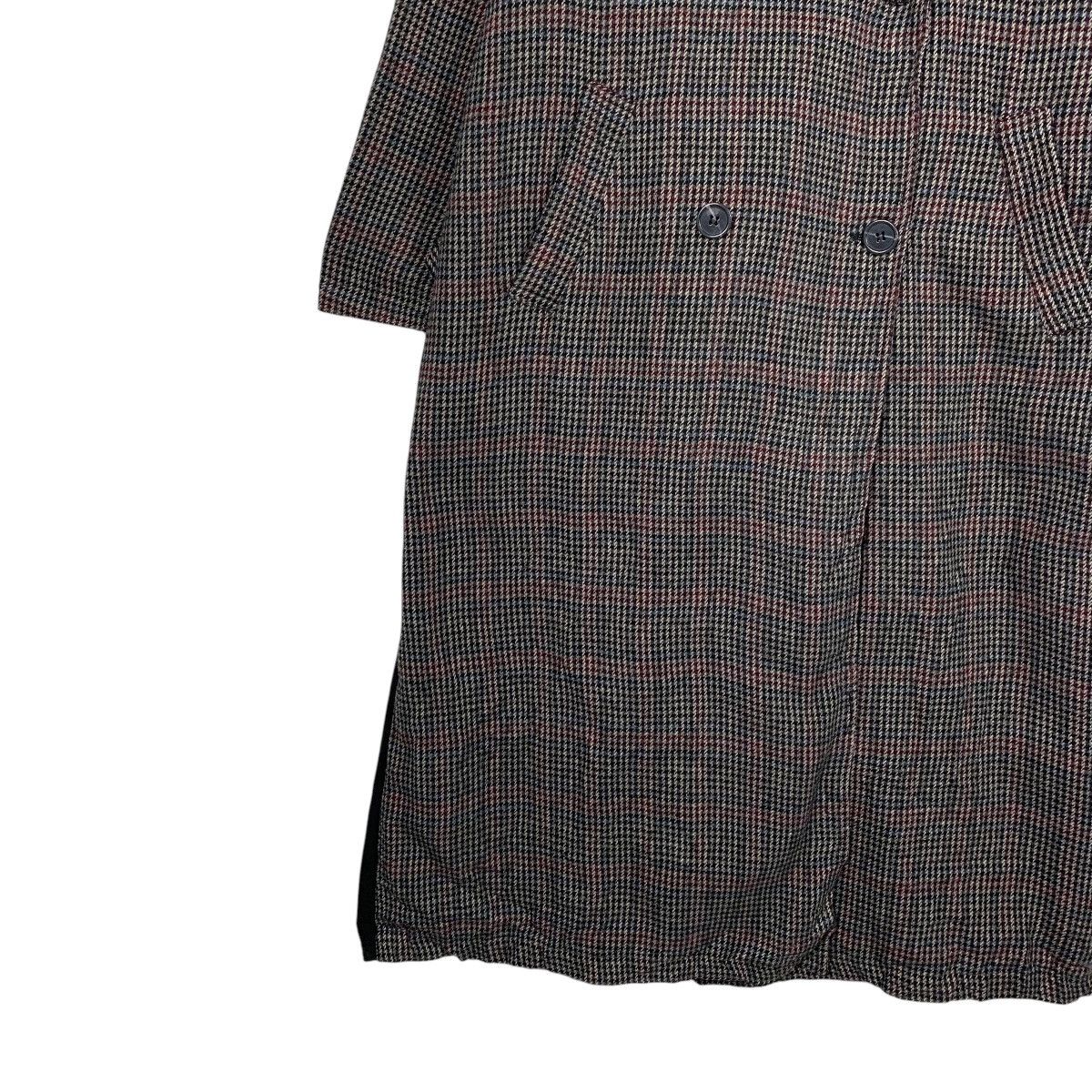 Japanese Brand Japanese Brand Begum Houndstooth Double Breasted Style Coat Size L / US 10 / IT 46 - 4 Thumbnail