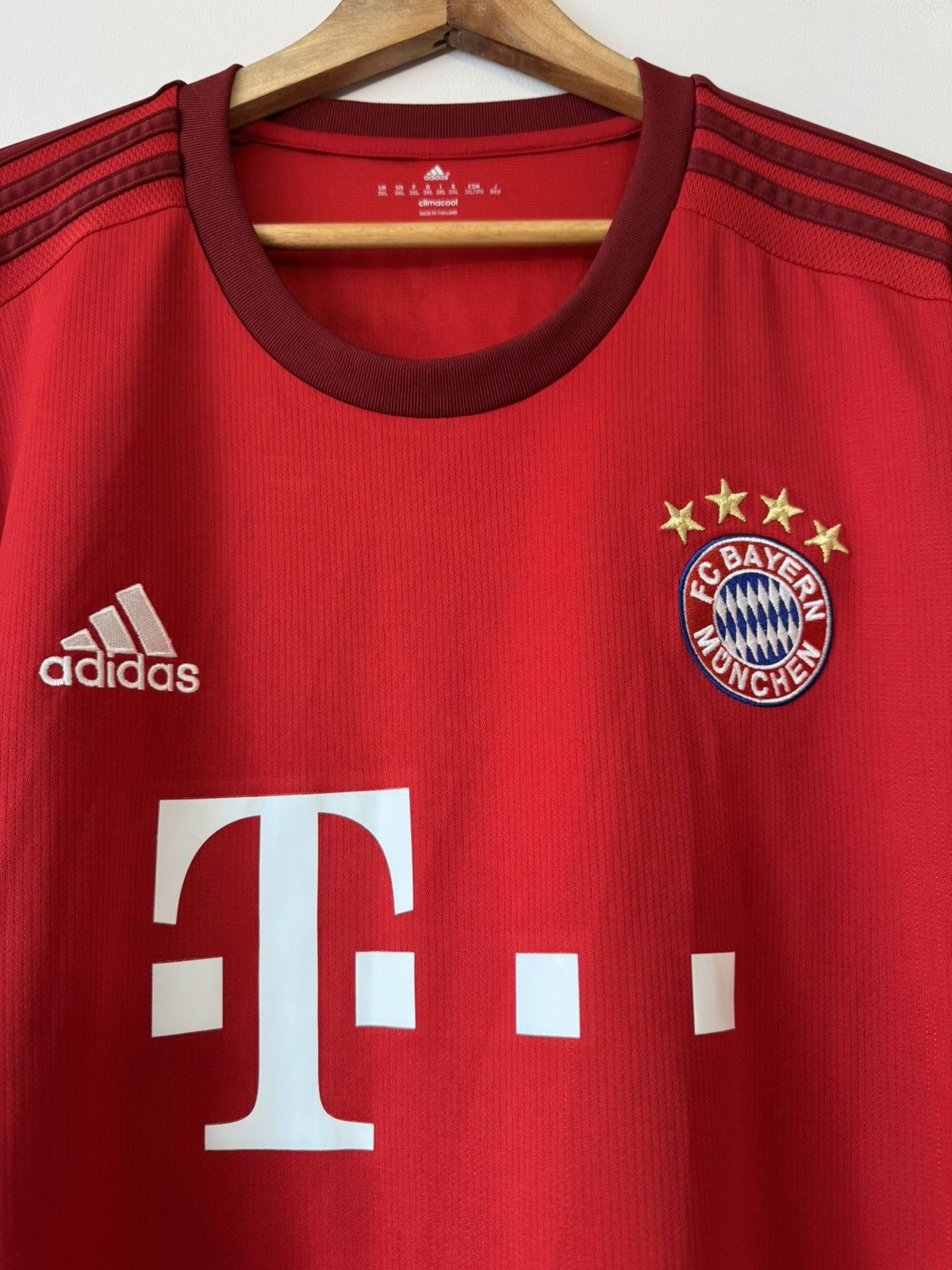 Adidas Bayern Munich 2015-2016 Home Soccer Jersey Football Shirt Size US XXL / EU 58 / 5 - 6 Thumbnail