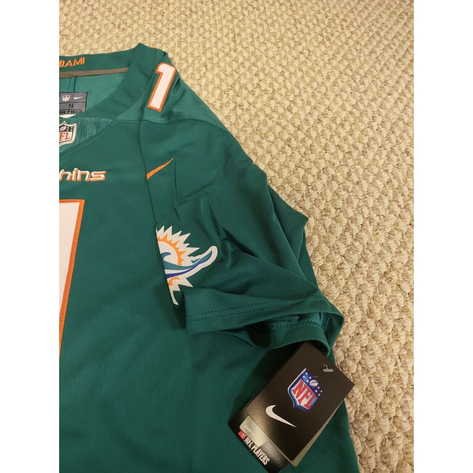Nike Miami Dolphins NfL Nike #1 Tagovailoa Jersey Size Small Size 34 - 6 Thumbnail