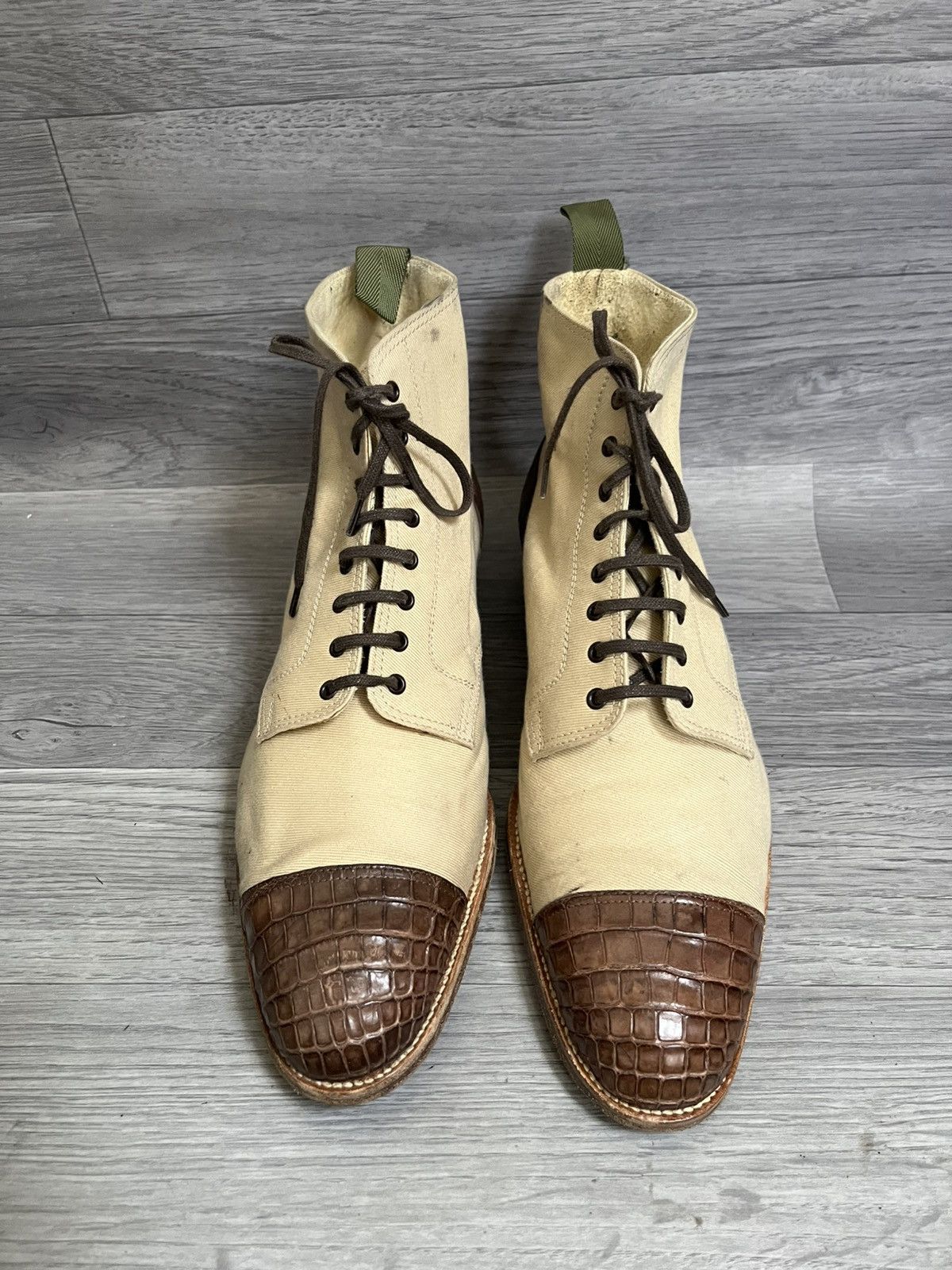 Saint Crispins Saint crispin Spectator boots croc leather boots sz 9.5 Size US 10.5 / EU 43-44 - 4 Thumbnail