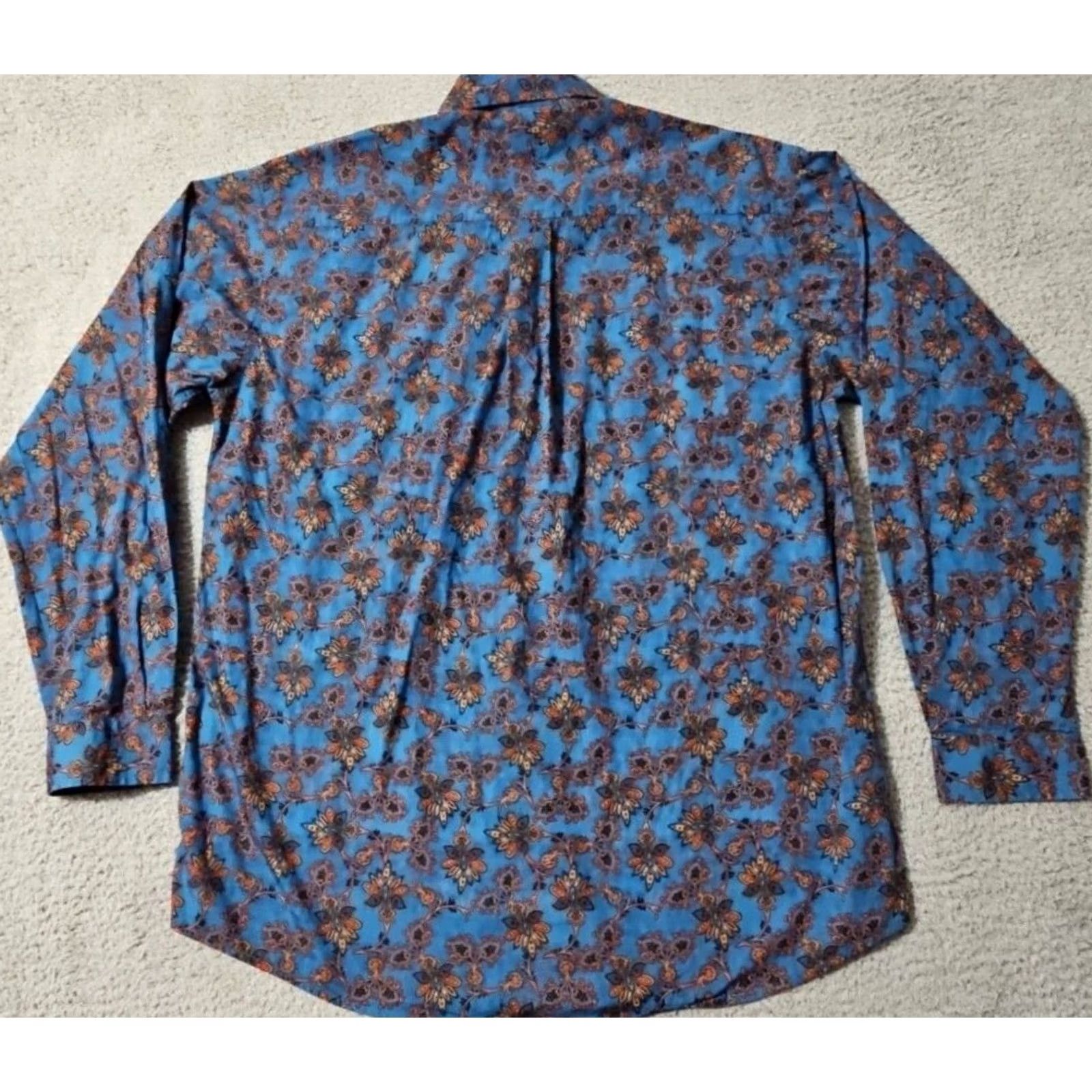 Vintage Cinch Shirt Mens Large Paisley Button Down All Over Print Western Cowboy Rodeo Size US L / EU 52-54 / 3 - 2 Thumbnail