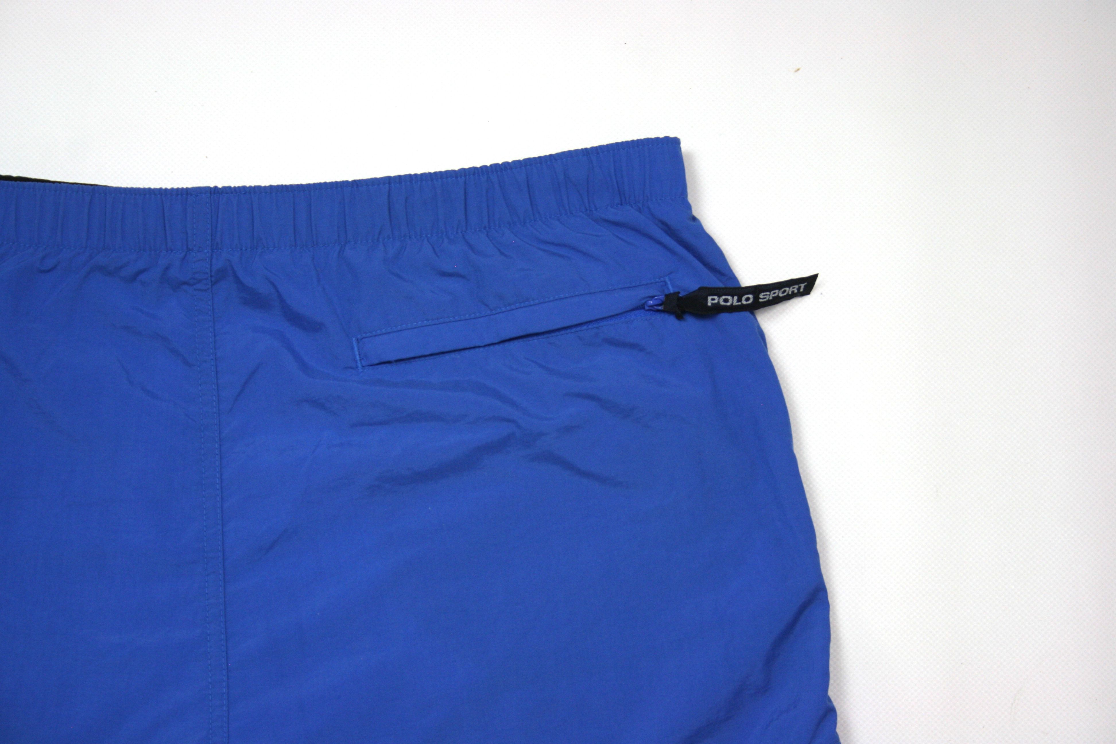 Polo Ralph Lauren 90S Polo Sport Logo Nylon Swim Shorts Vintage Size US 30 / EU 46 - 6 Thumbnail